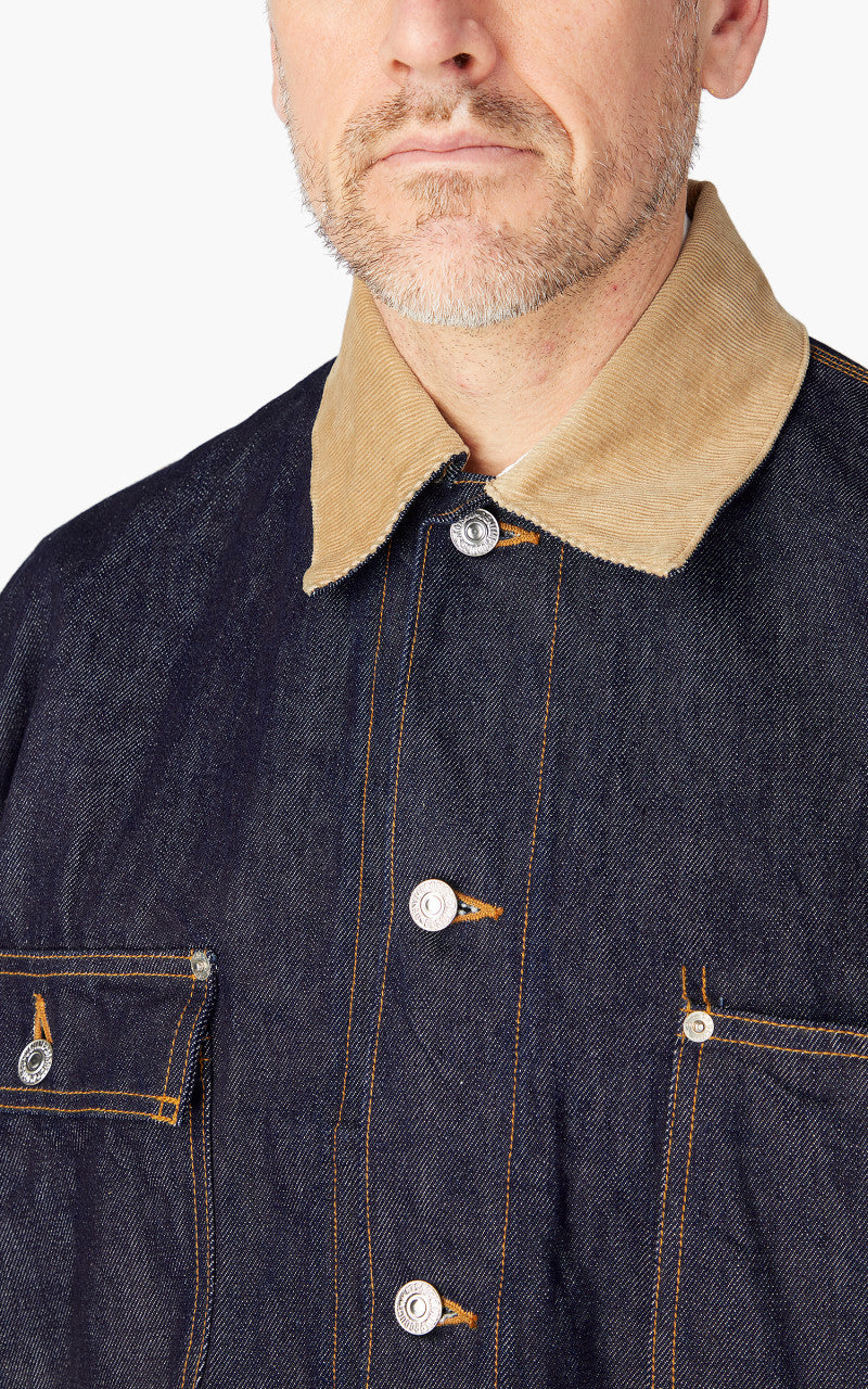 OrSlow Loose Fit Coverall One Wash Indigo