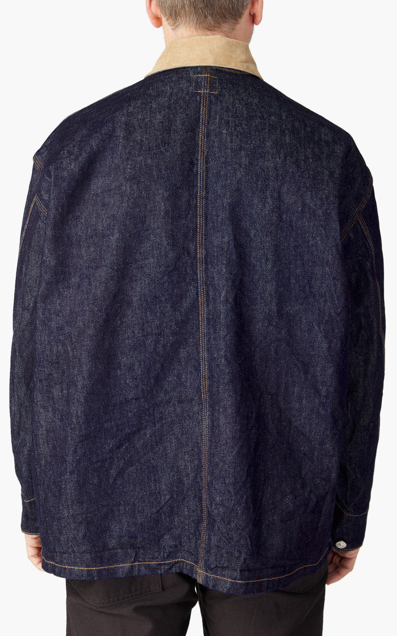 OrSlow Loose Fit Coverall One Wash Indigo