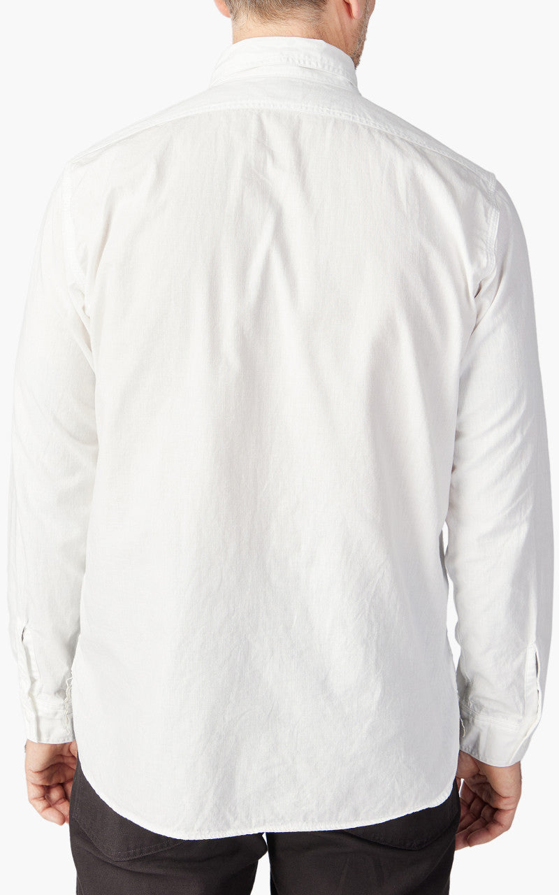 OrSlow Chambray Work Shirt White