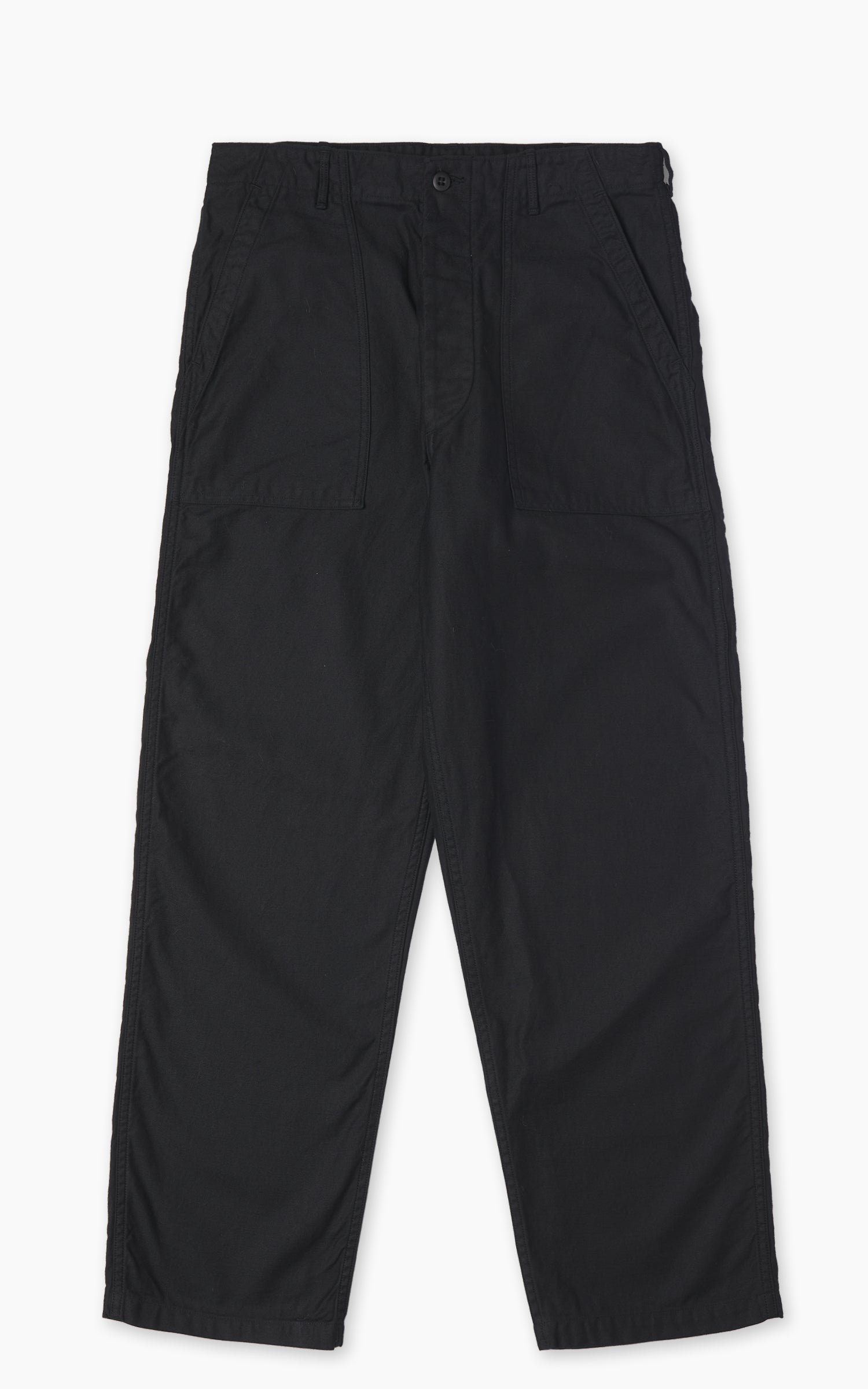OrSlow US Army Fatigue Pants Regular Reverse Sateen Black
