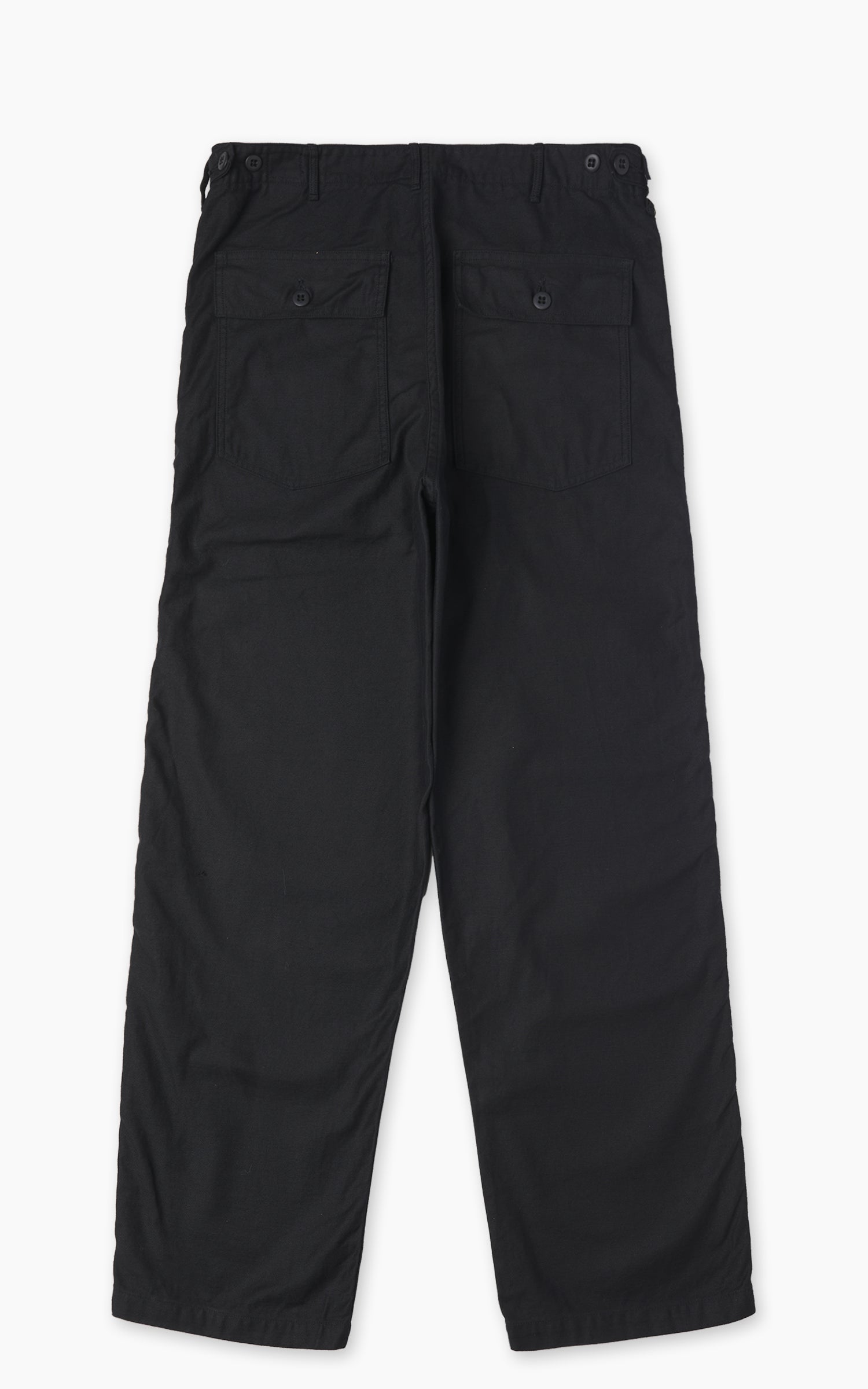 OrSlow US Army Fatigue Pants Regular Reverse Sateen Black