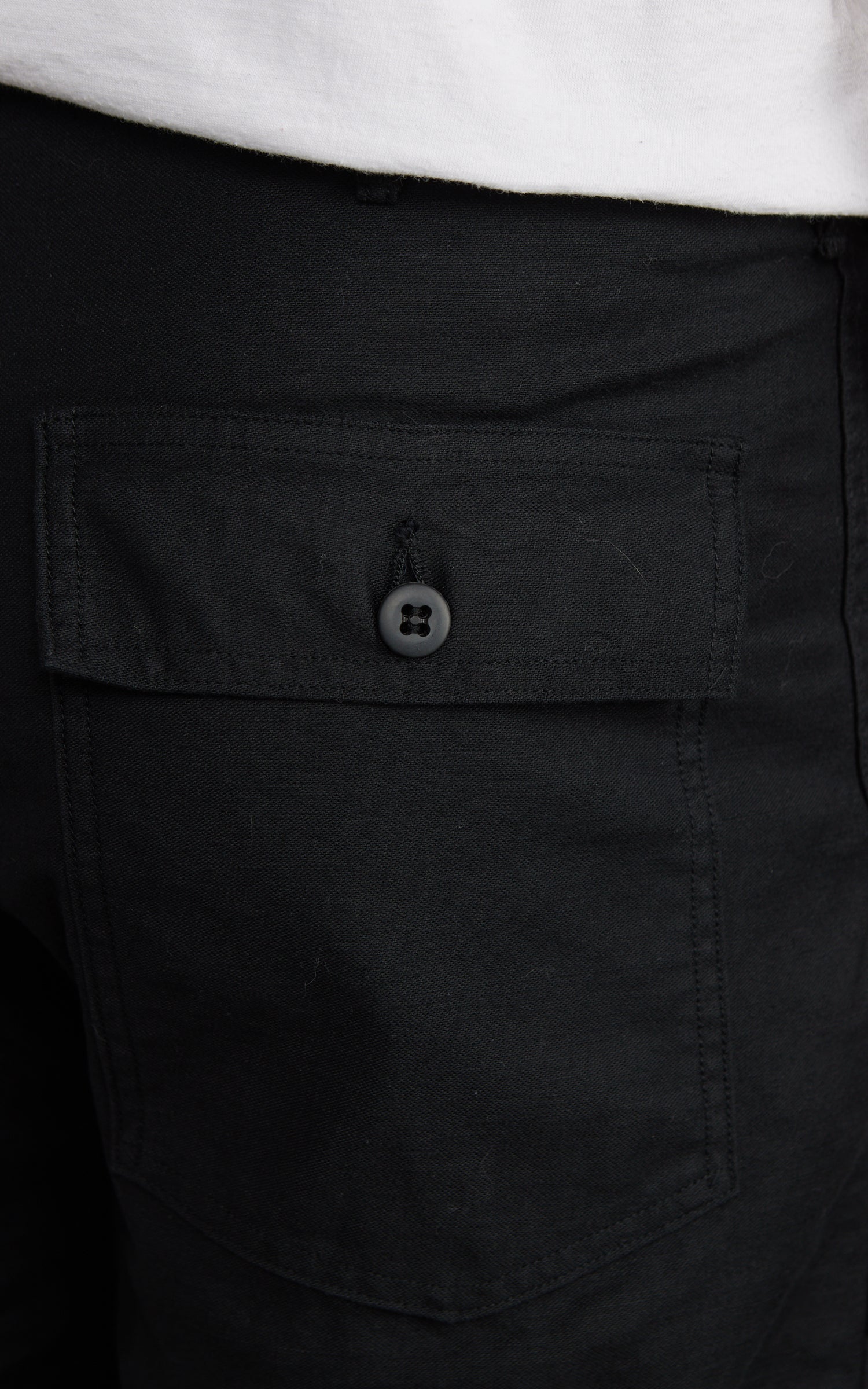 OrSlow US Army Fatigue Pants Regular Reverse Sateen Black