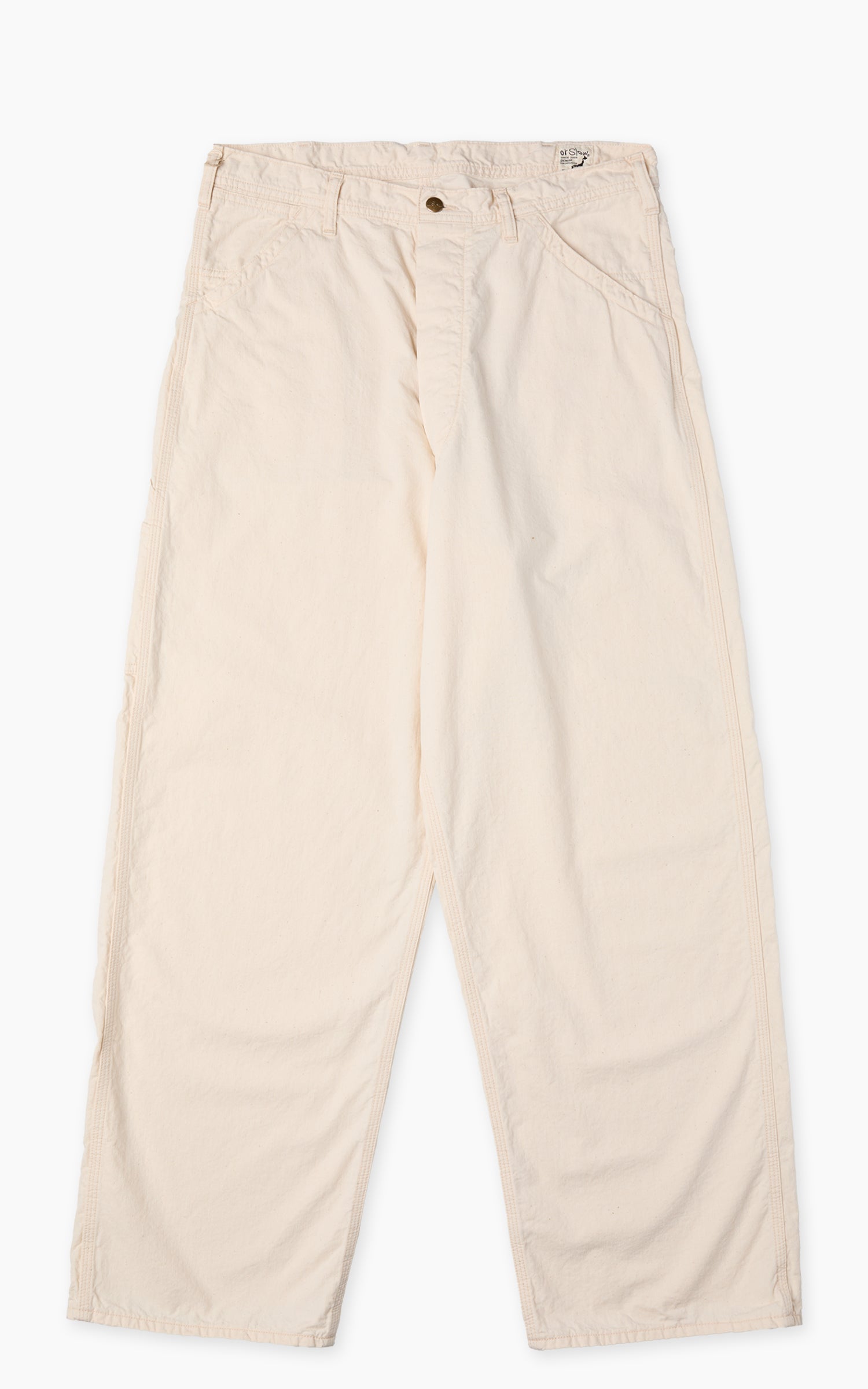 OrSlow Wide Fit 30's Painter Pants Ecru