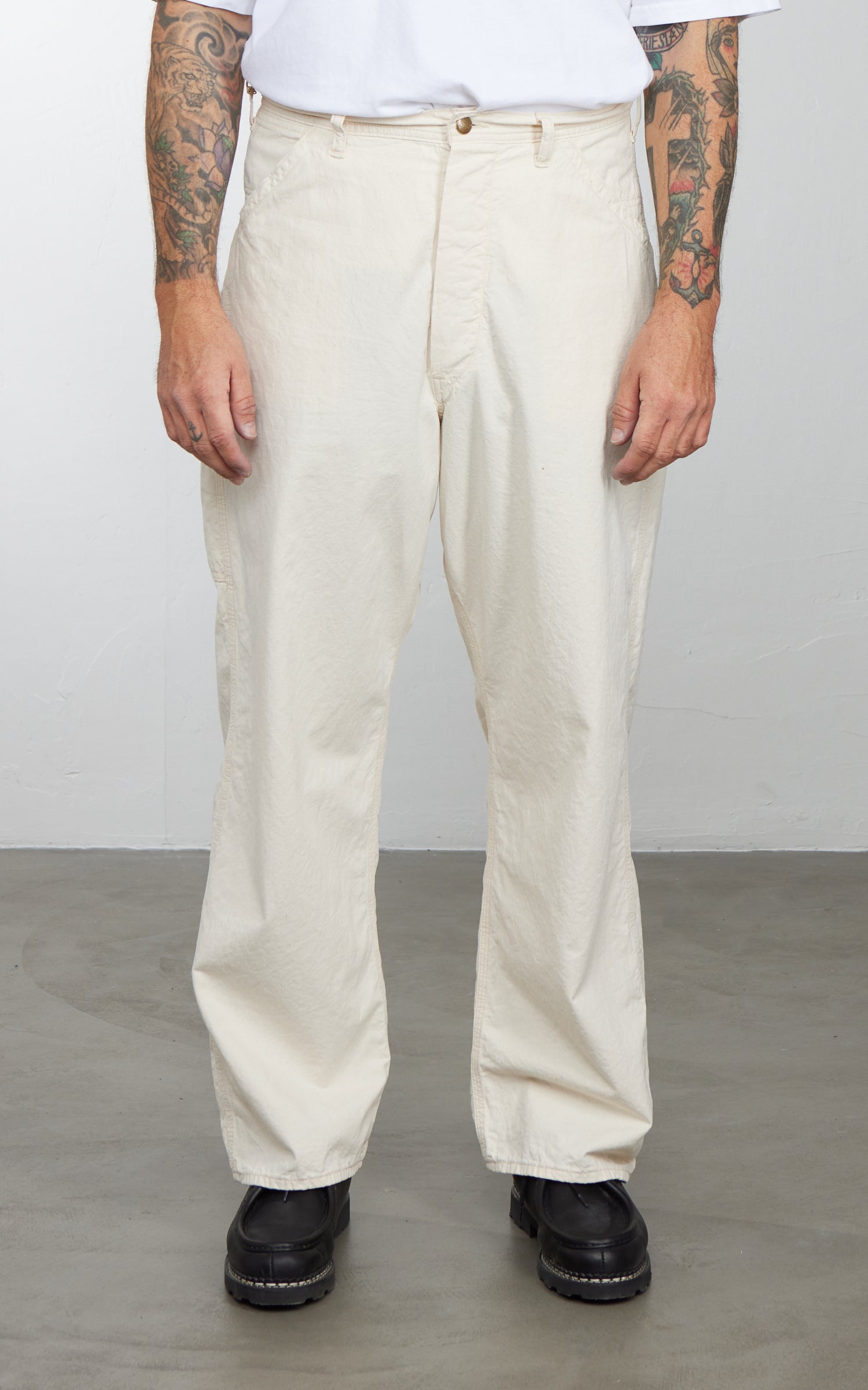 OrSlow Wide Fit 30's Painter Pants Ecru