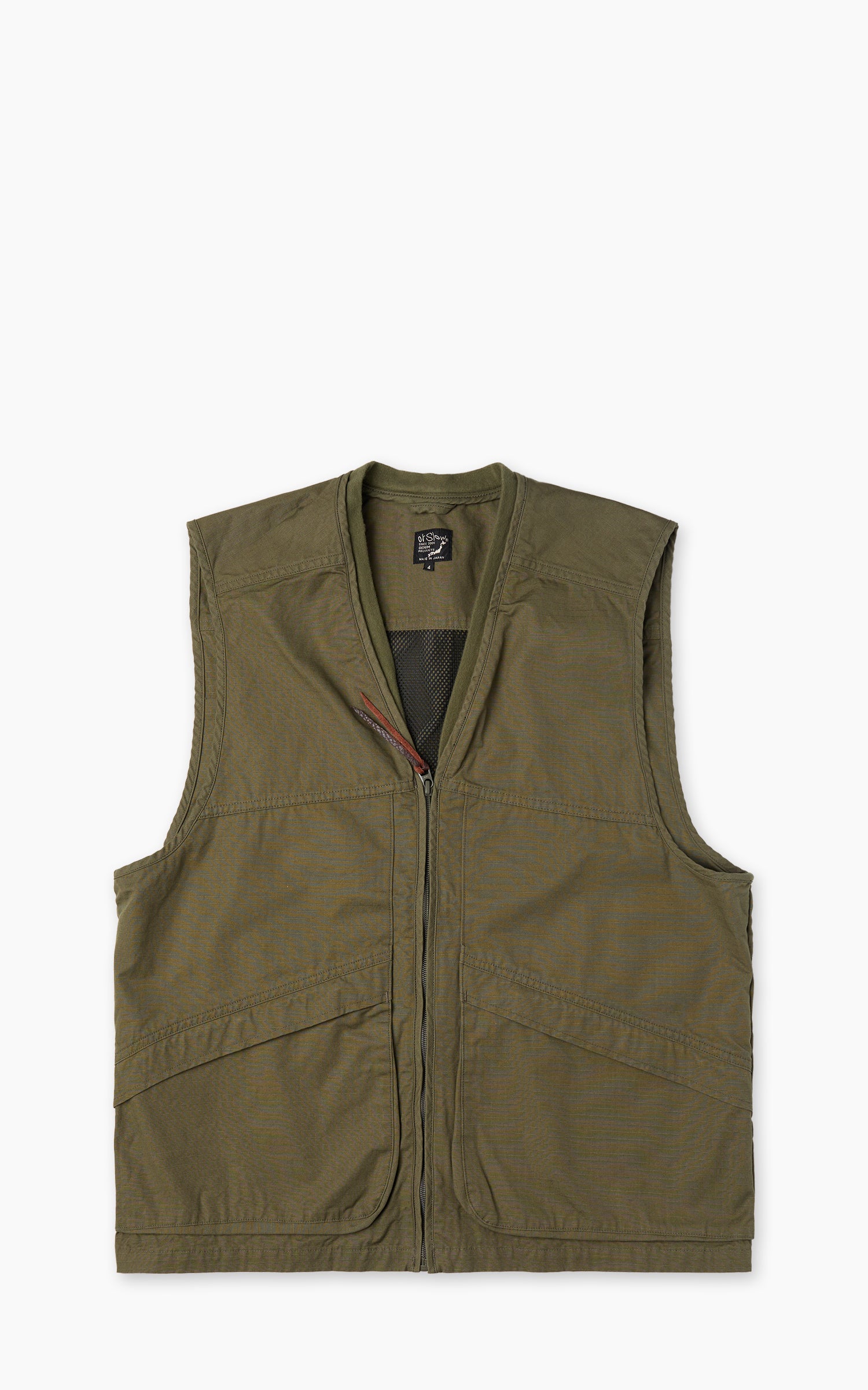 OrSlow Utility Vest Army Green