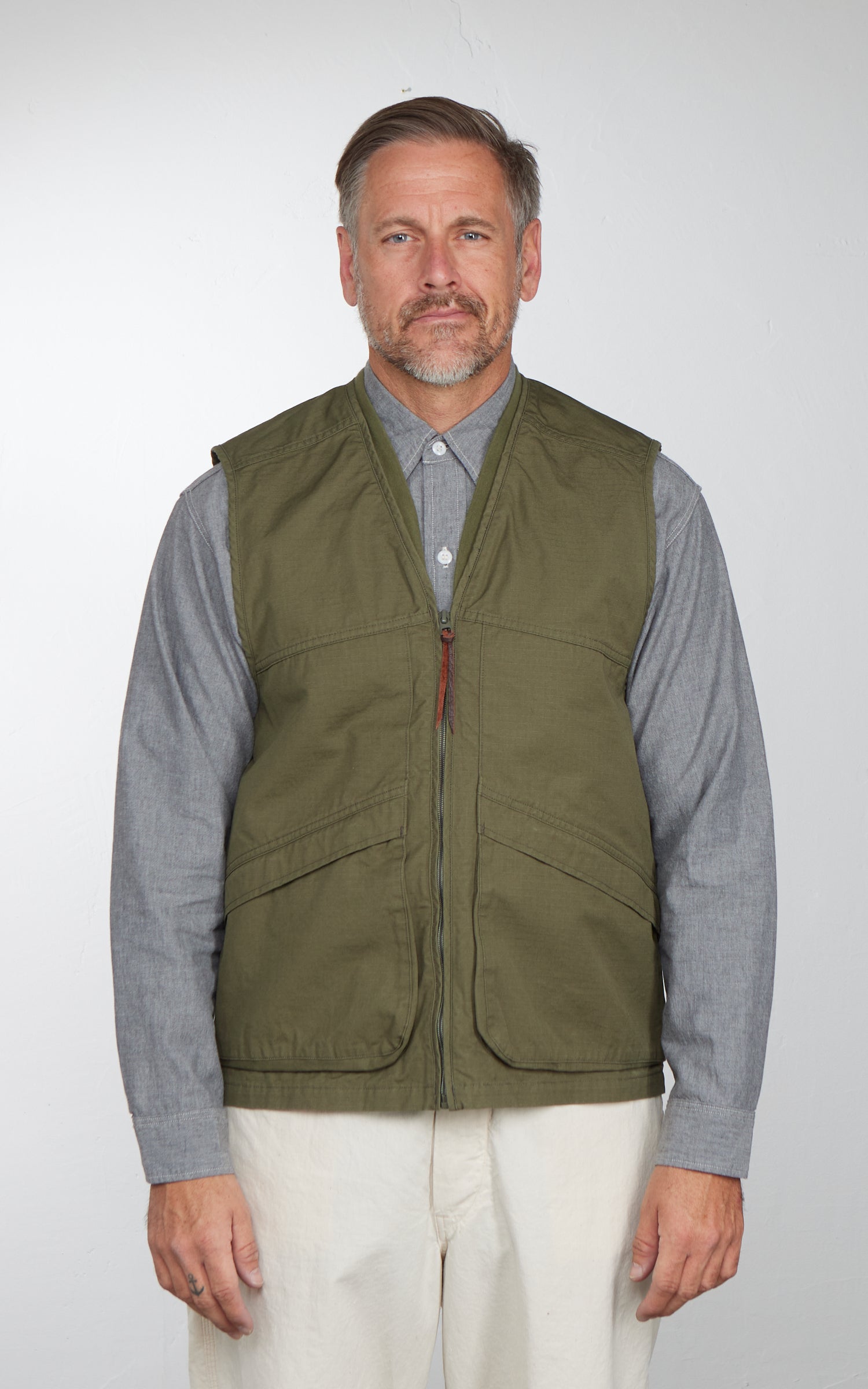 OrSlow Utility Vest Army Green