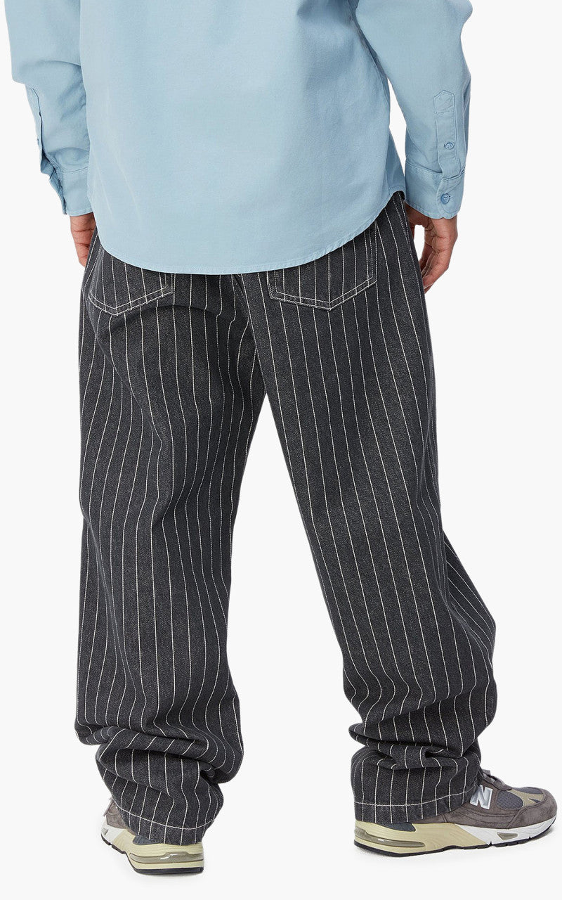 Carhartt WIP Orlean Pant Orlean Stripe Black/White Stone Washed