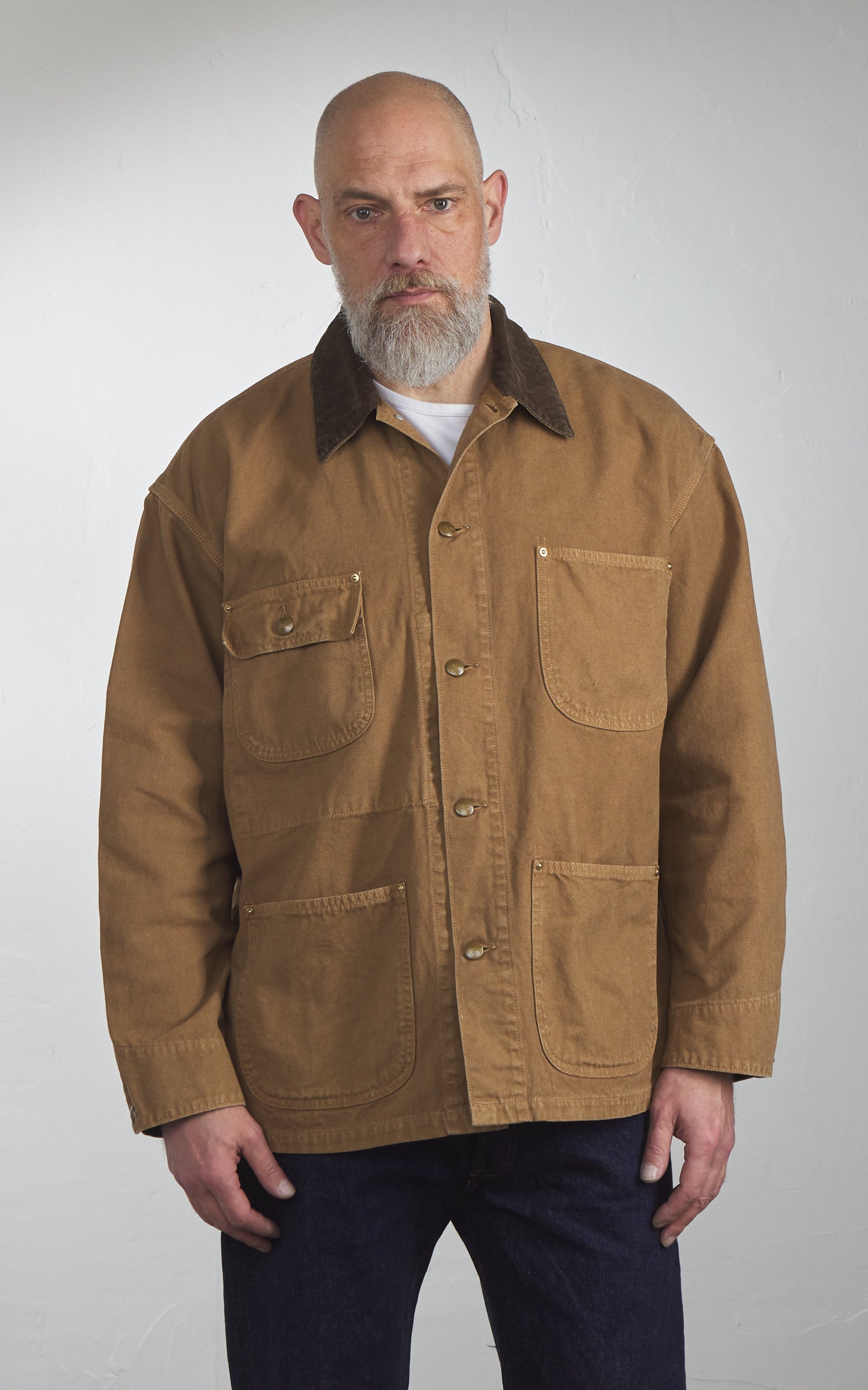 OrSlow Relax Fit Coverall Brown