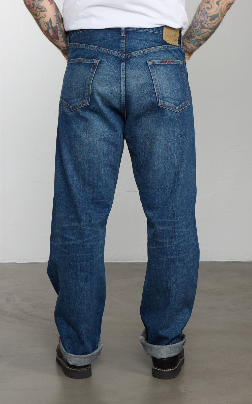 OrSlow 101 Dads Fit Denim Pants Vintage Washed Indigo