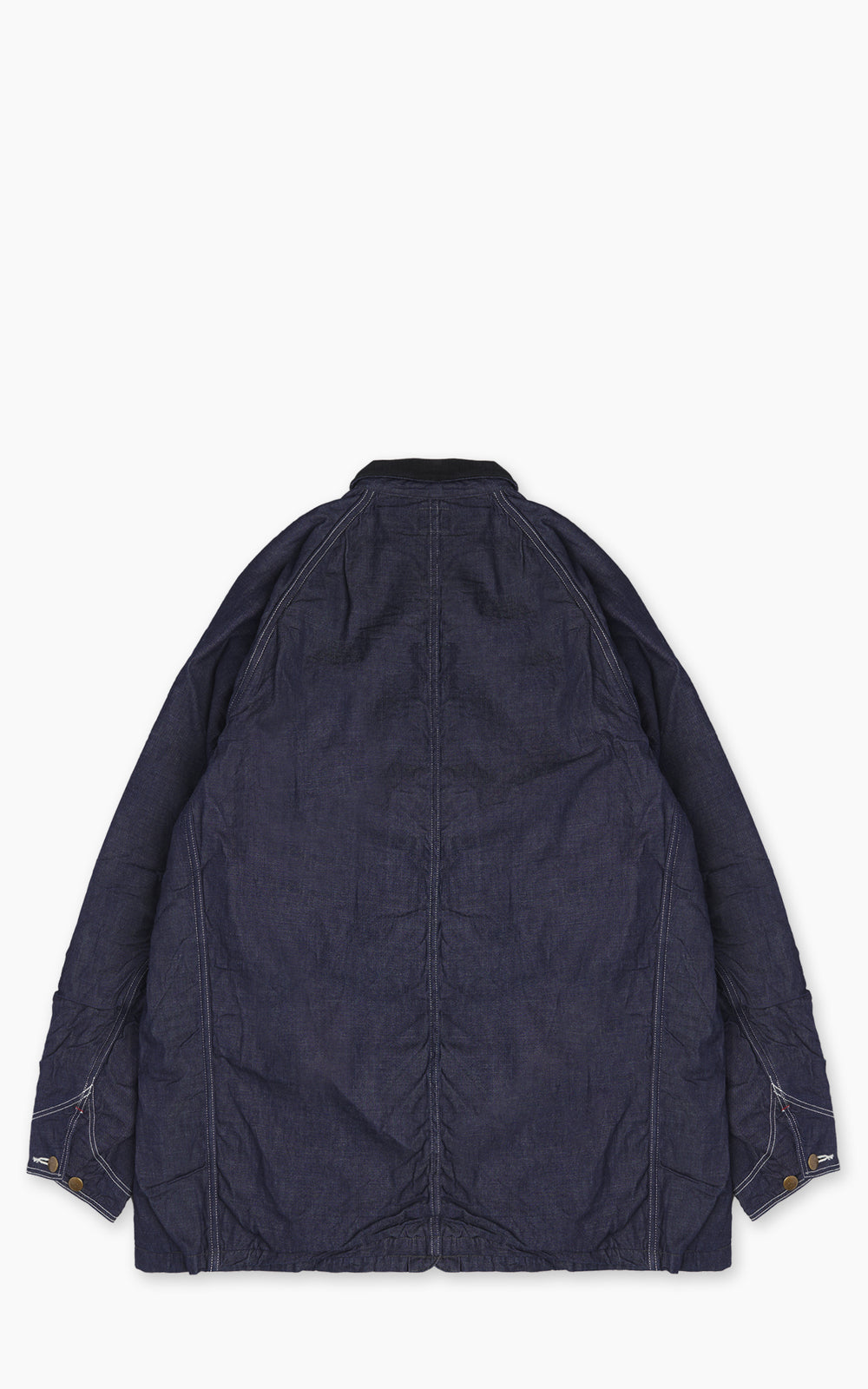 OrSlow Wool Lined Denim Coverall Jacket Relax Fit One Wash Indigo