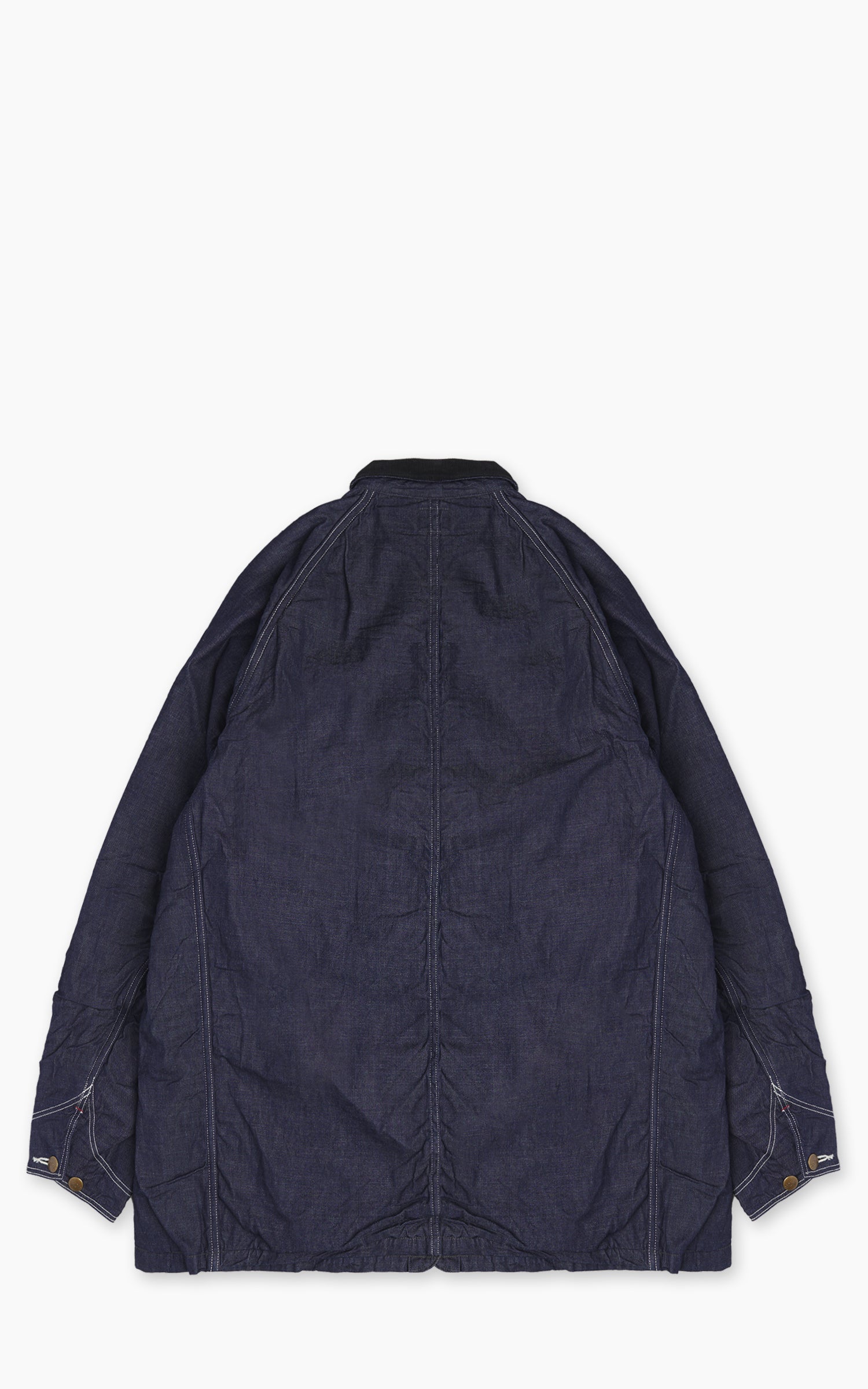 OrSlow Wool Lined Denim Coverall Jacket Relax Fit One Wash Indigo