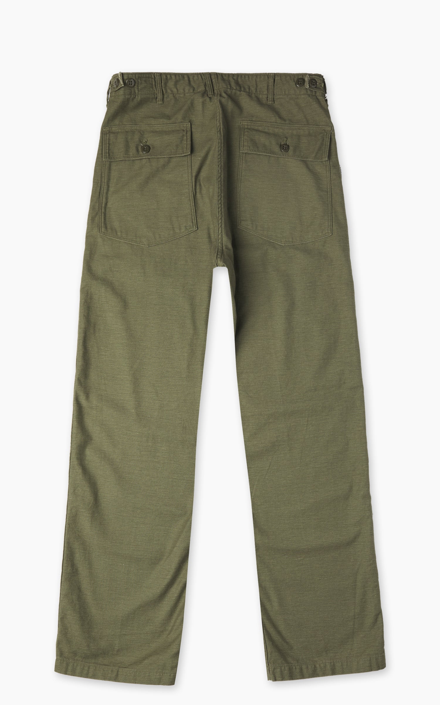 Orslow US Army Fatigue Pants Vintage Fit Herringbone Army Green