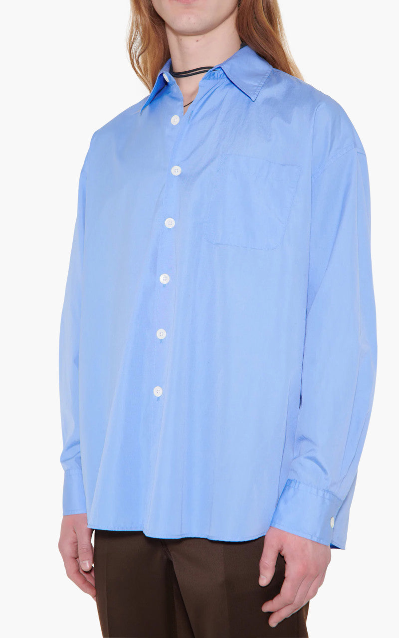 Our Legacy Borrowed BD Shirt Police Blue Poplin
