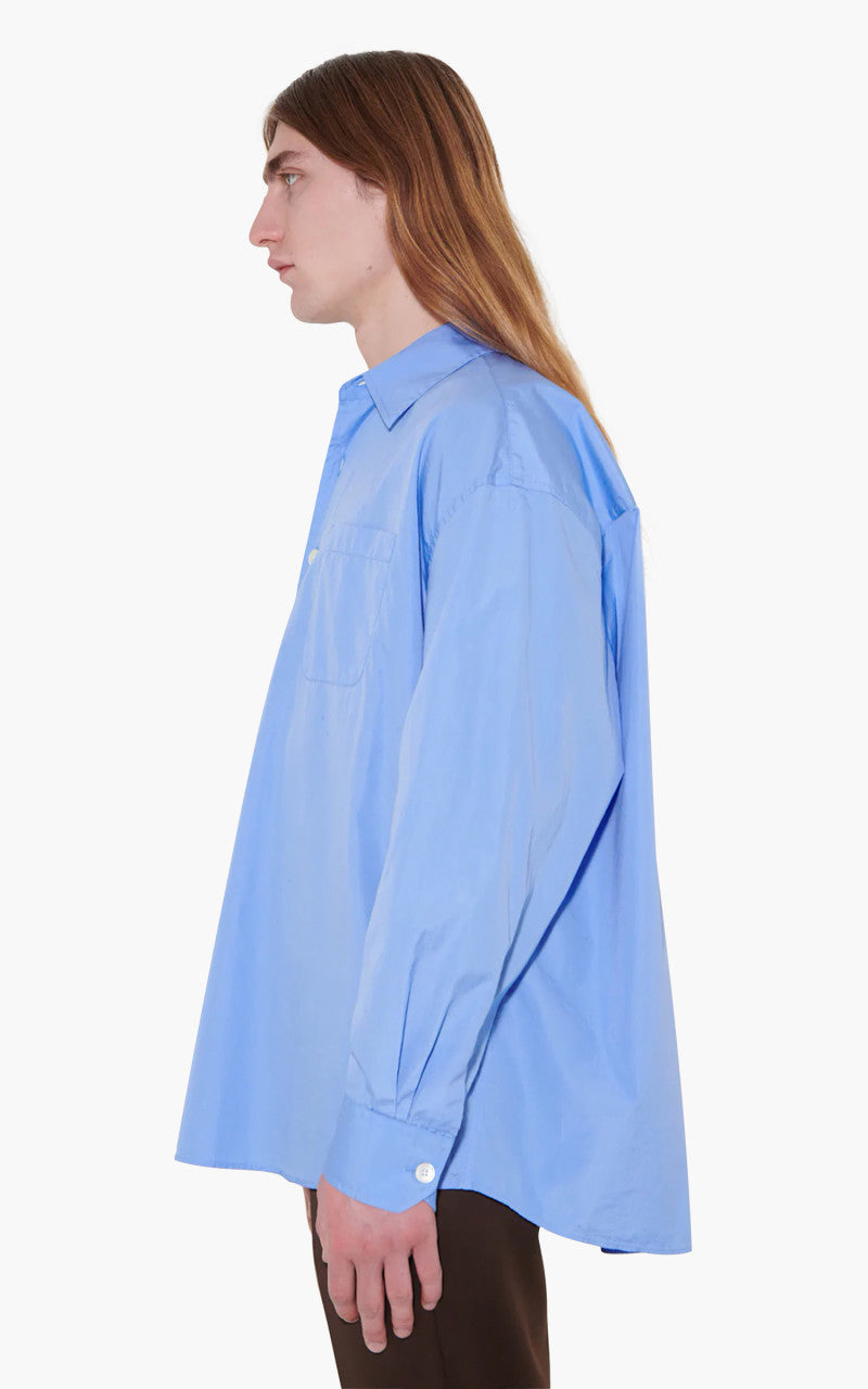 Our Legacy Borrowed BD Shirt Police Blue Poplin