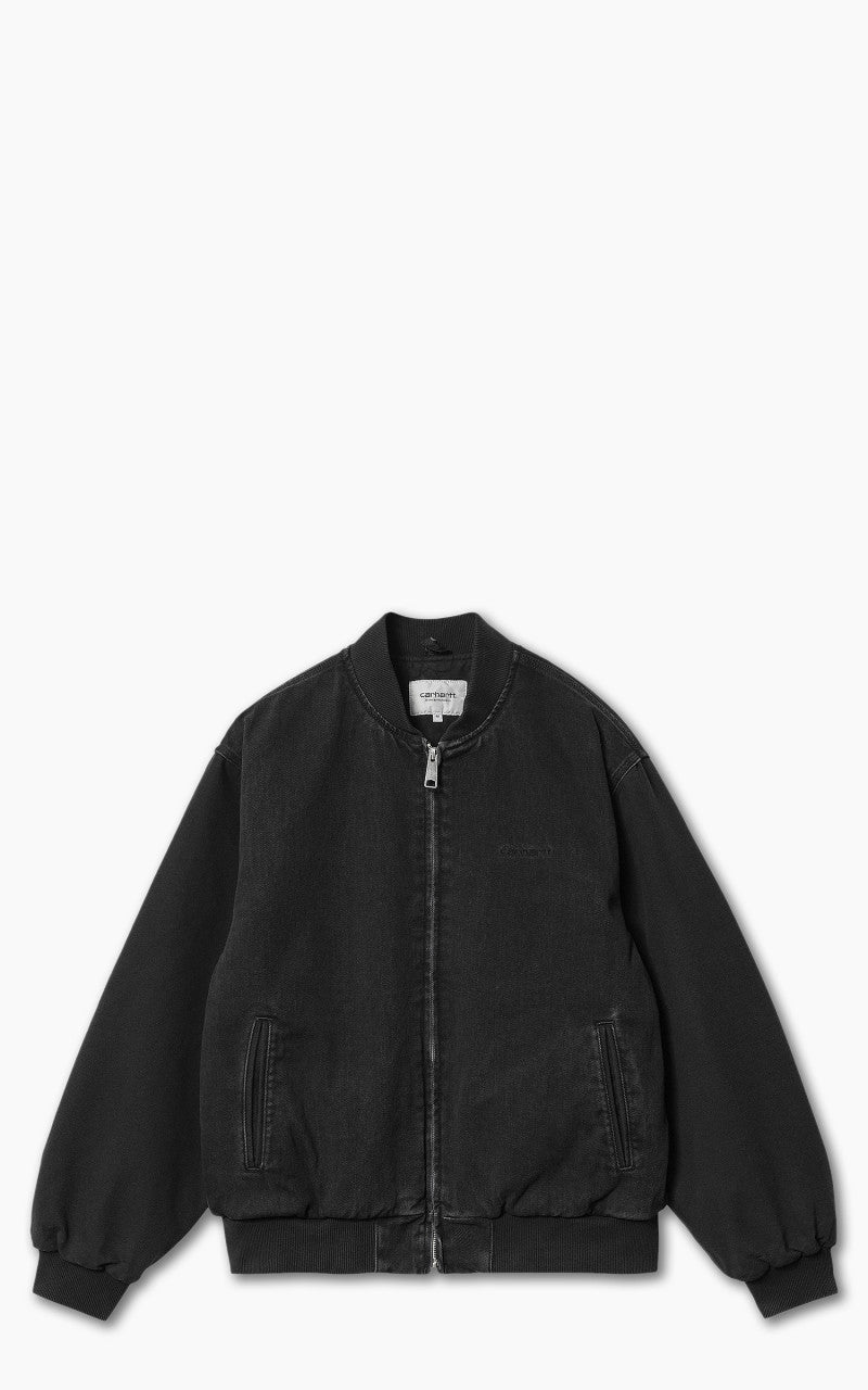 Carhartt LサイズPAXON BOMBER Carhartt WIP Paxon Bomber Maitland Denim Black/Black Stone Washed