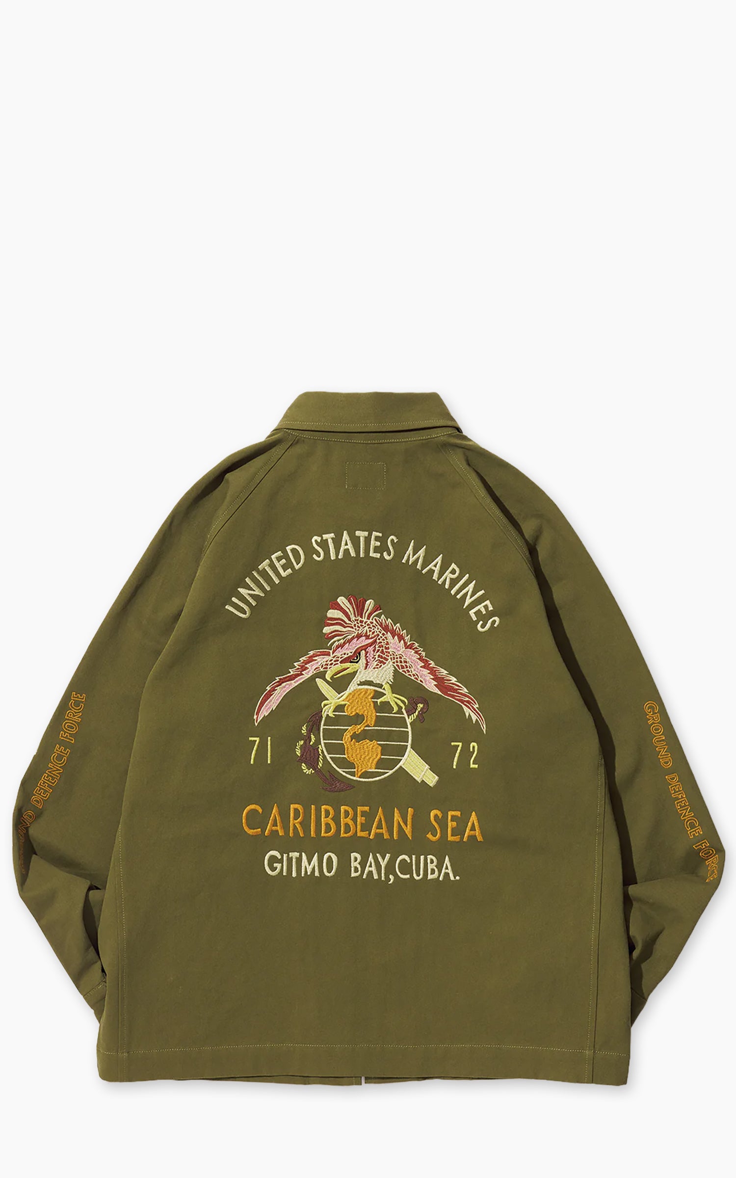 Pherrow's 26S-PVSJ1 Cuban Souvenir Jacket Olive