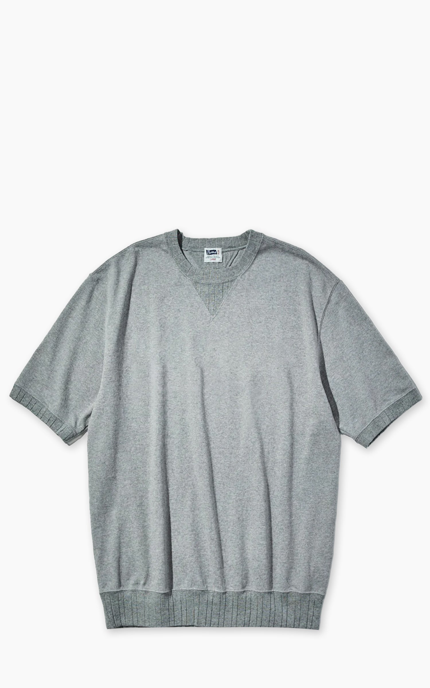Pherrow's PVGT Plain Sweat T-Shirt Grey