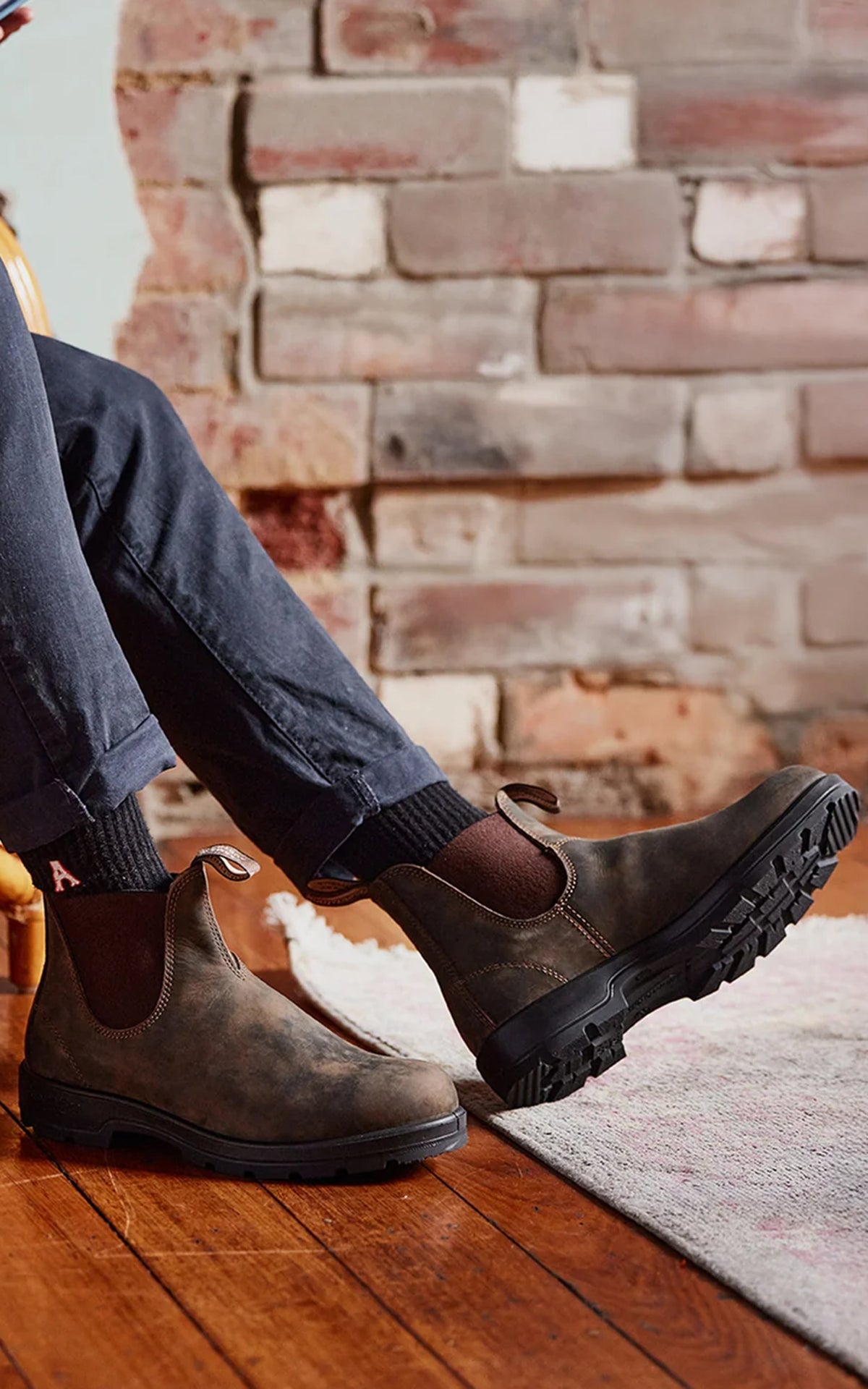 Blundstone 585 Classic Series Premium Leather Rustic Brown