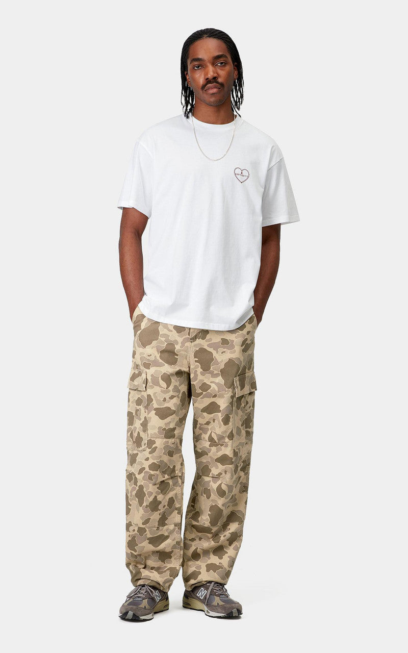 Carhartt WIP Regular Cargo Pant Moraga Twill Rinsed Desert Camo Duck