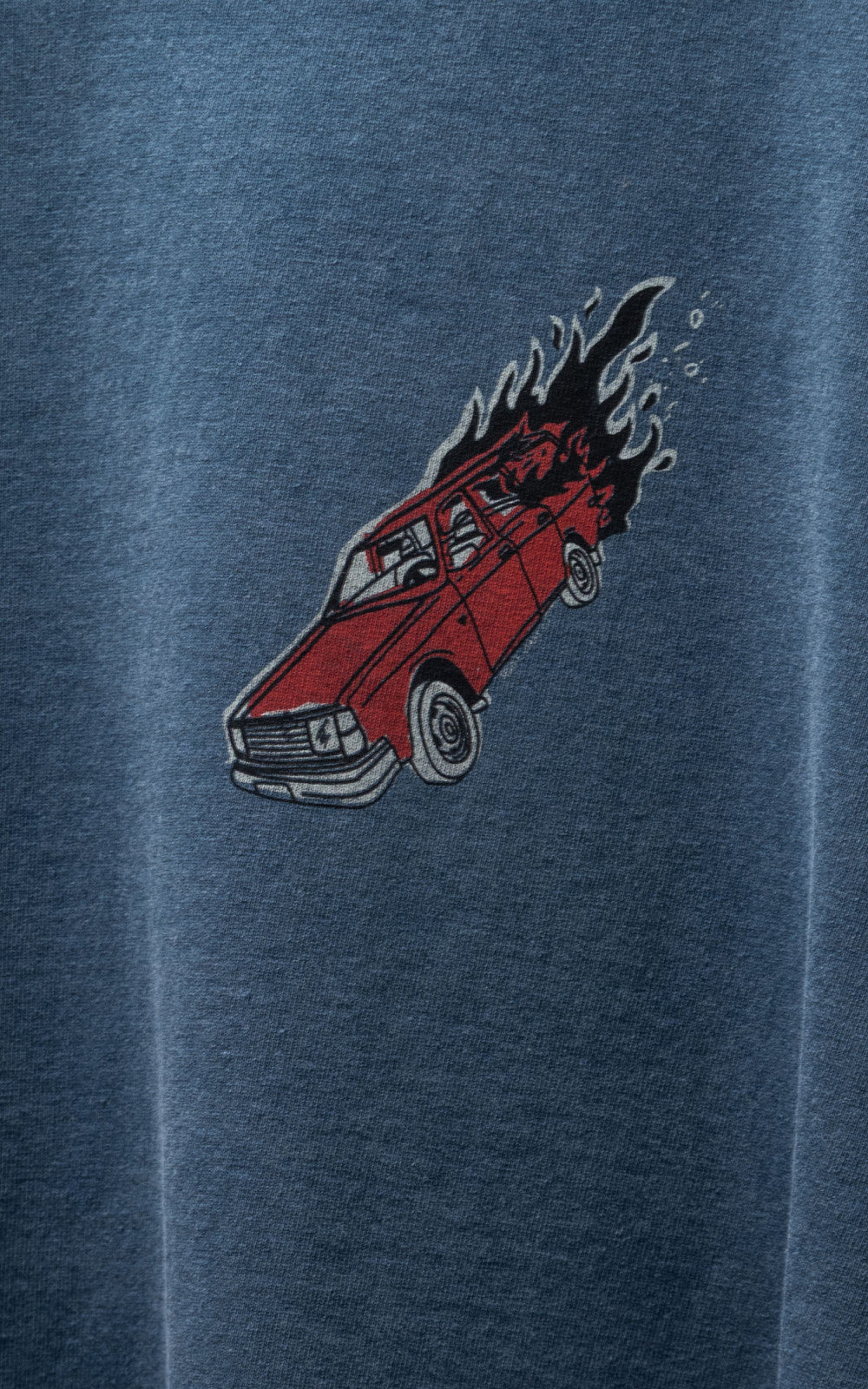 Nudie Jeans Roy Basement Tracks T-Shirt Blue