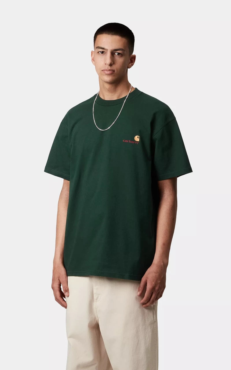 Carhartt WIP S/S American Script T-Shirt Conifer
