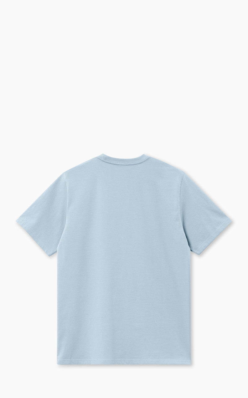 Carhartt WIP S/S American Script T-Shirt Frosted Blue