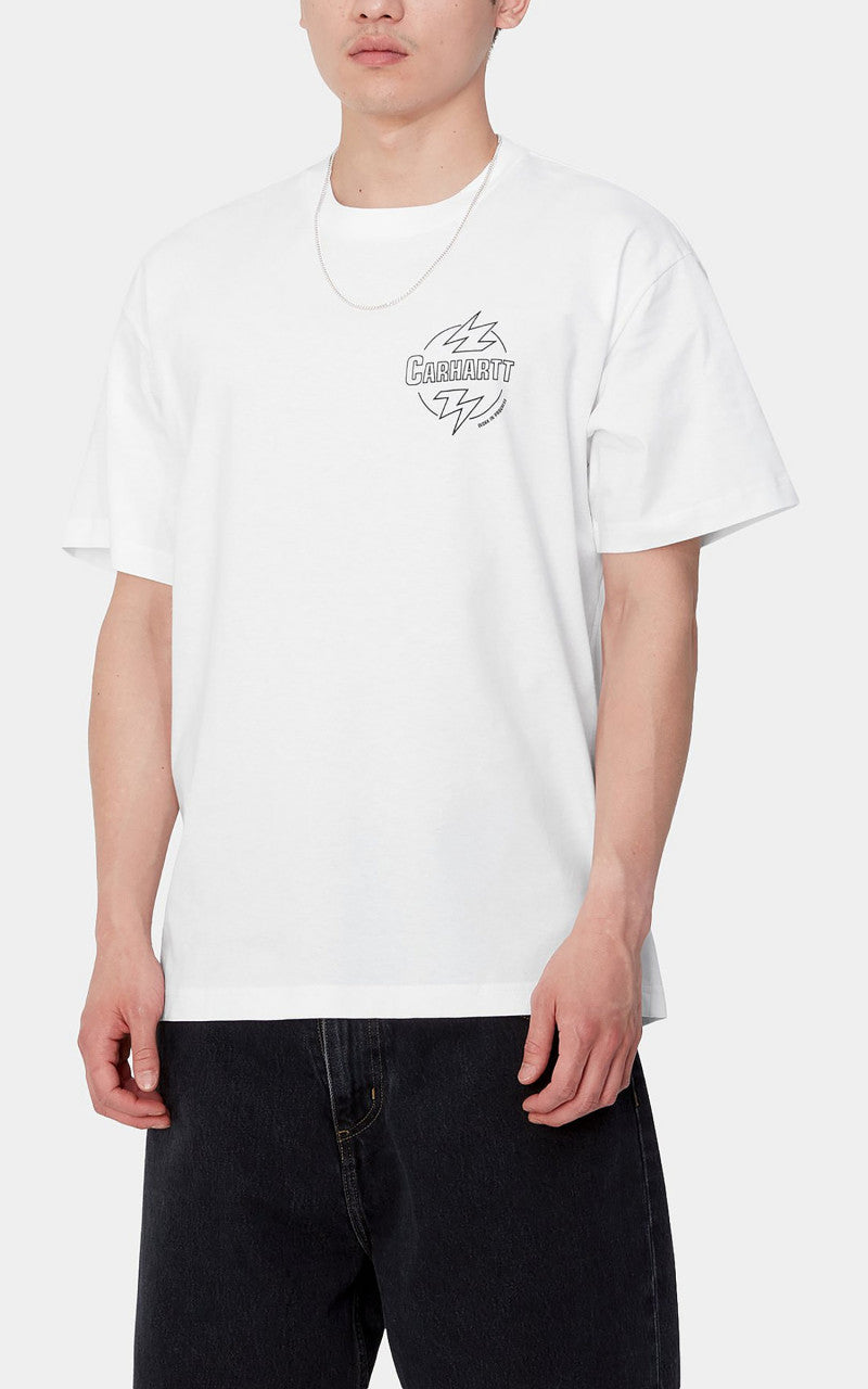Carhartt WIP S/S Ablaze T-Shirt White/Black