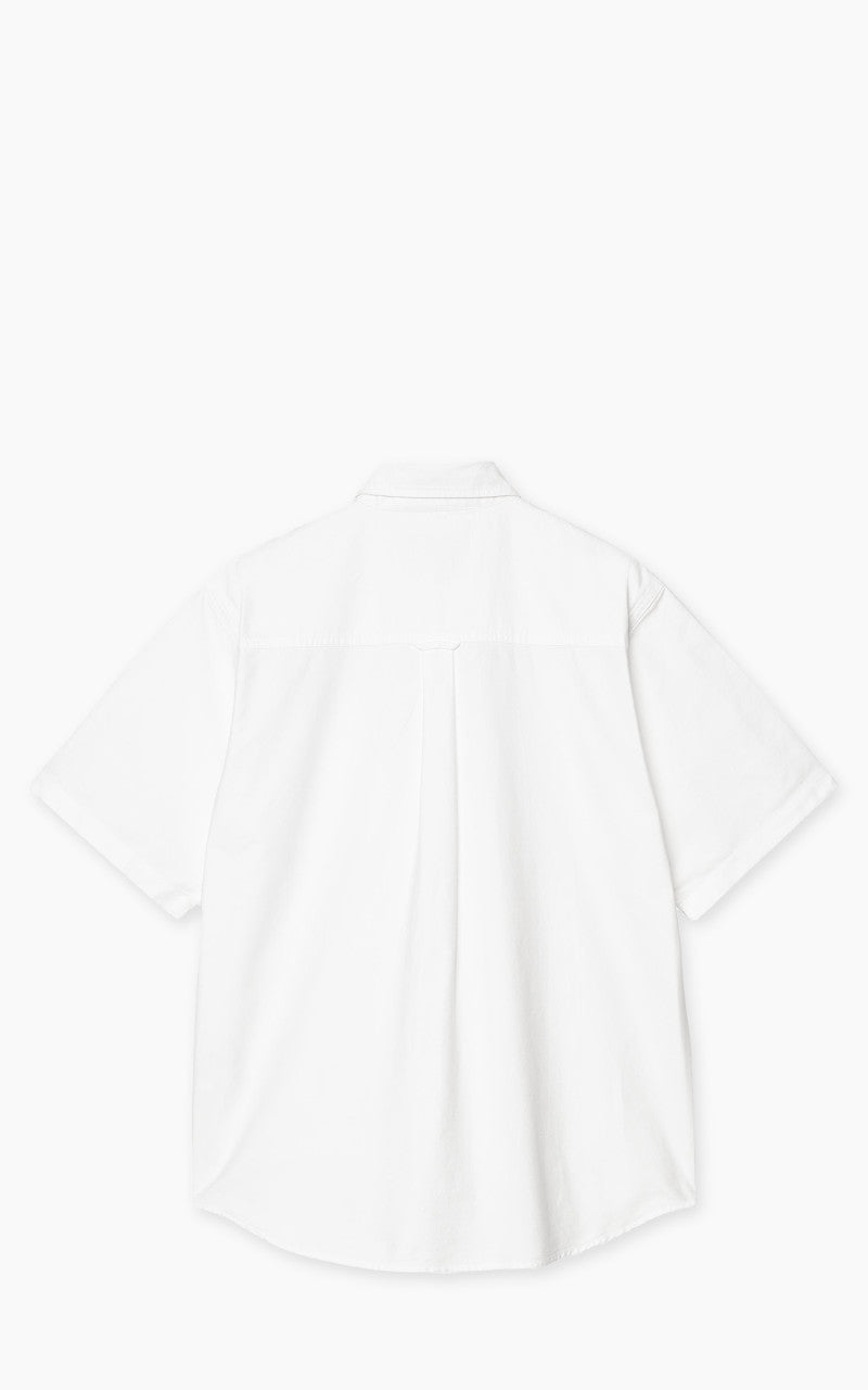 Carhartt WIP S/S Braxton Shirt White/Black
