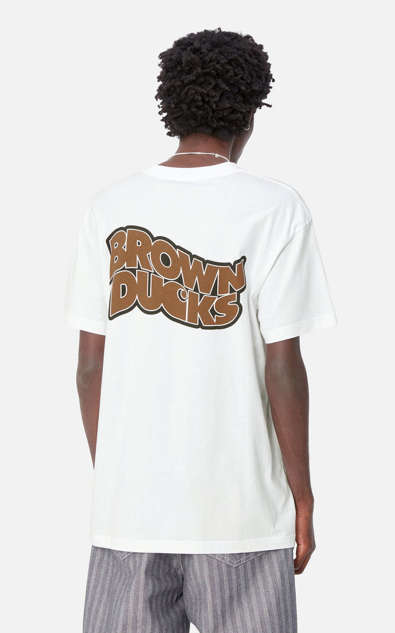 Carhartt WIP S/S Brown Ducks T-Shirt White