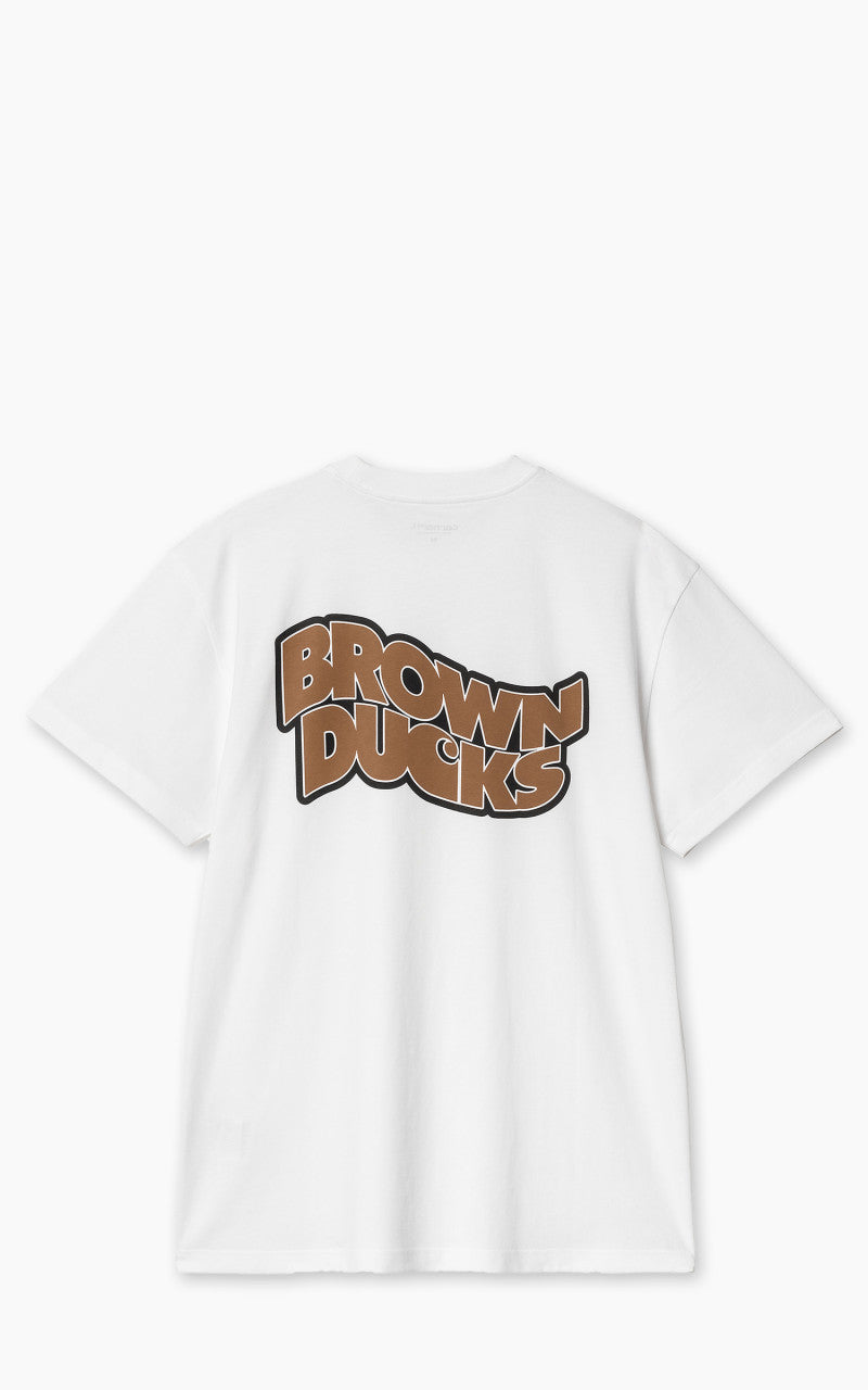 Carhartt WIP S/S Brown Ducks T-Shirt White