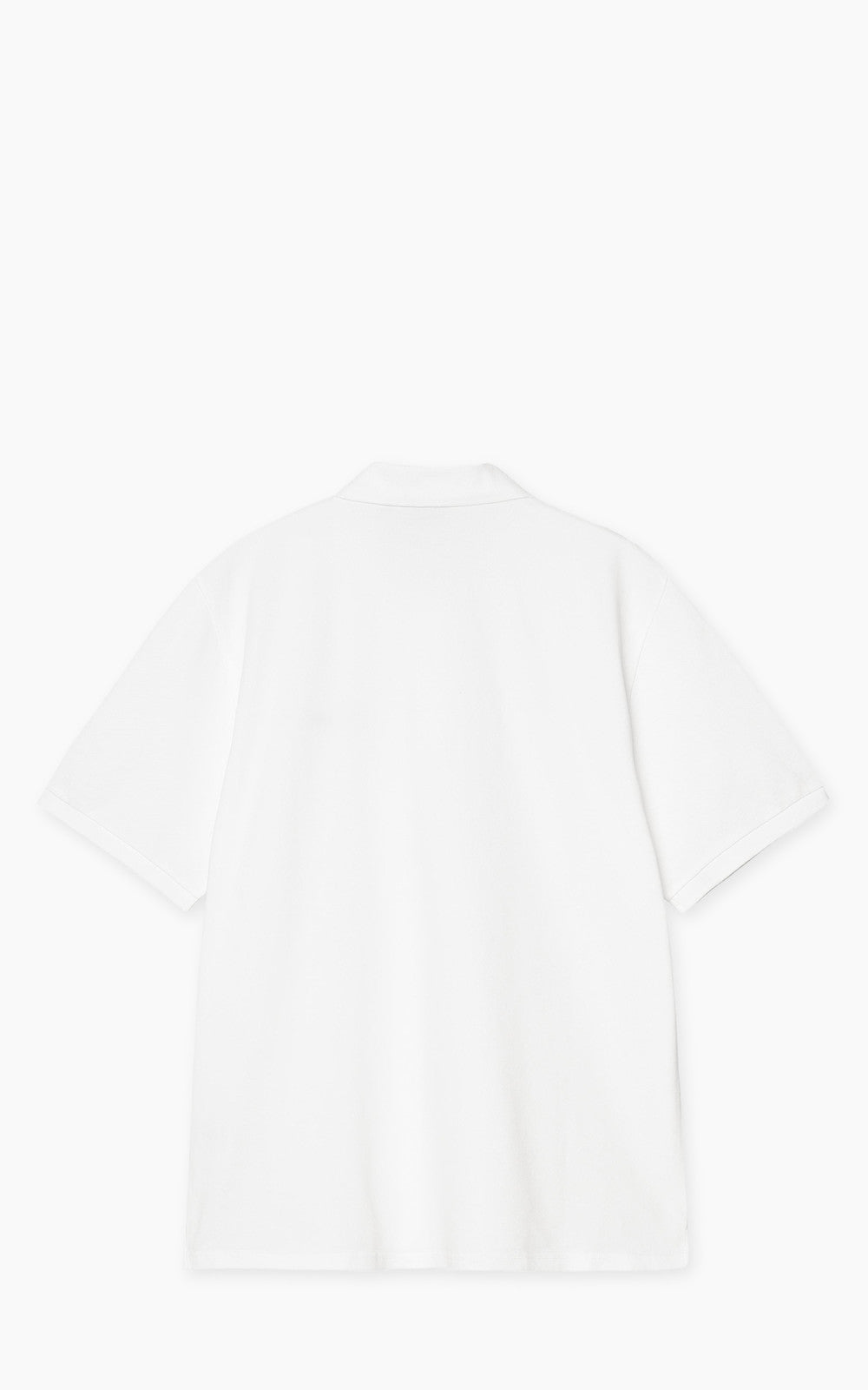 Carhartt WIP S/S Carhartt Script Polo White/Black