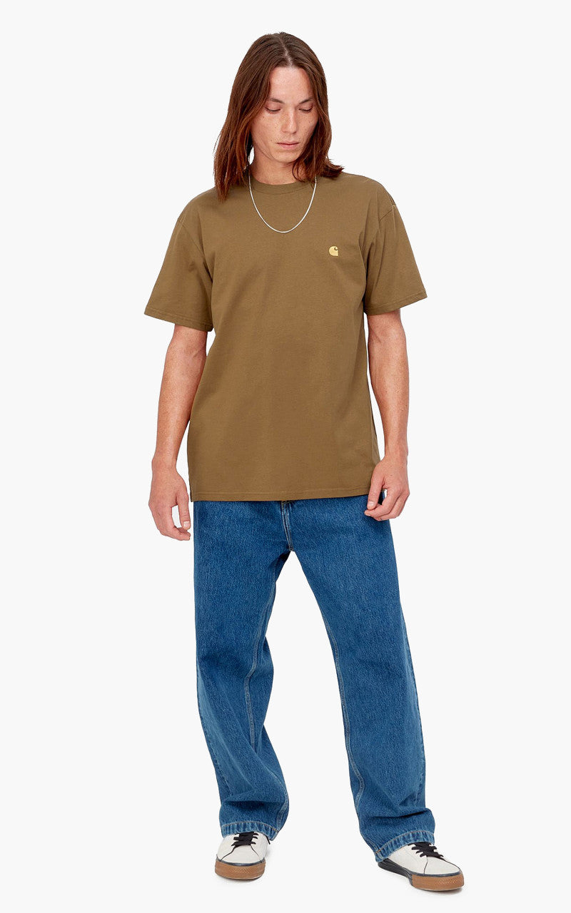 Carhartt WIP S/S Chase T-Shirt Hamilton Brown/Gold
