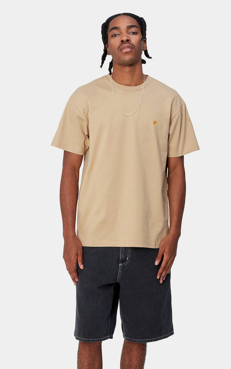Carhartt WIP S/S Chase T-Shirt Sable/Gold