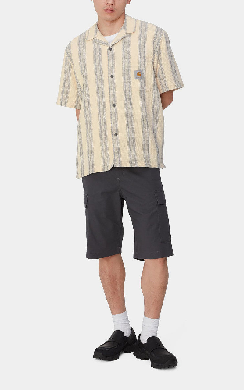 Carhartt WIP S/S Dodson Shirt Dodson Stripe/Natural