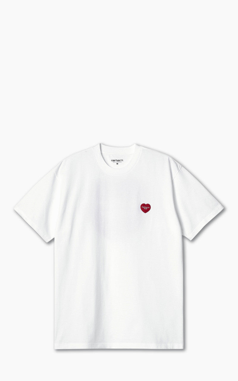 ★2023SS新作★CARHARTT★S/S DOUBLE HEART T-SHIRT Carhartt WIP S/S Double Heart T-Shirt White