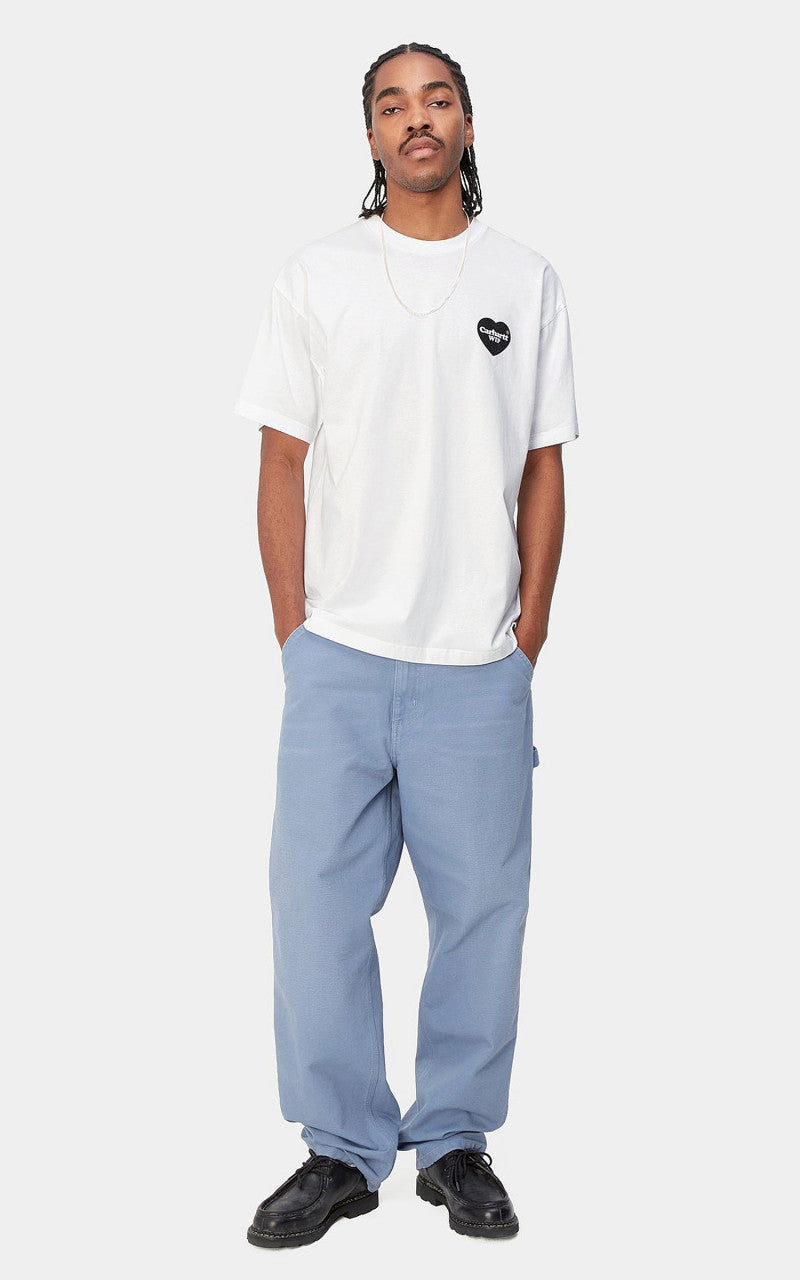 Carhartt WIP S/S Heart Bandana T-Shirt White/Black Stone Washed