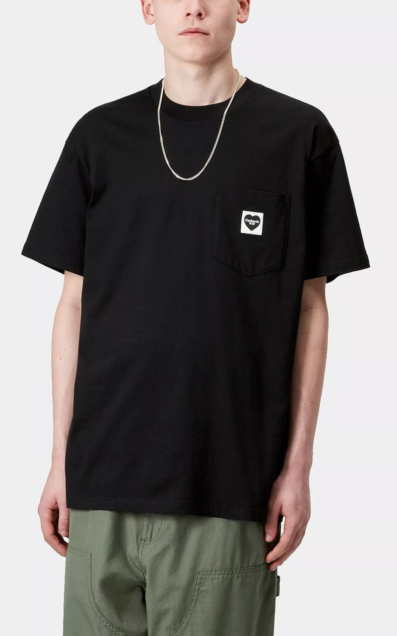 Carhartt WIP S/S Pocket Heart T-Shirt Black/Black
