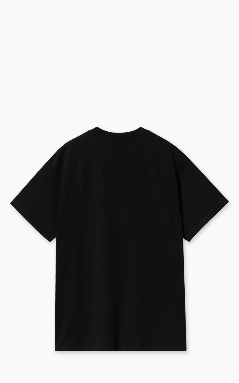 Carhartt WIP S/S Script Embroidery T-Shirt Black/White
