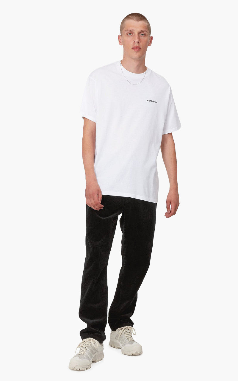 Carhartt WIP S/S Script Embroidery T-Shirt White/Black