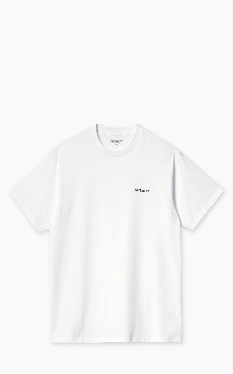 Carhartt WIP S/S Script Embroidery T-Shirt White/Black