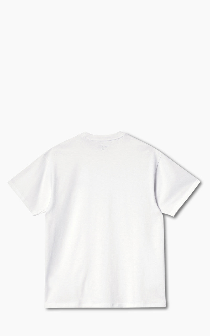 Carhartt WIP S/S Script Embroidery T-Shirt White/Black