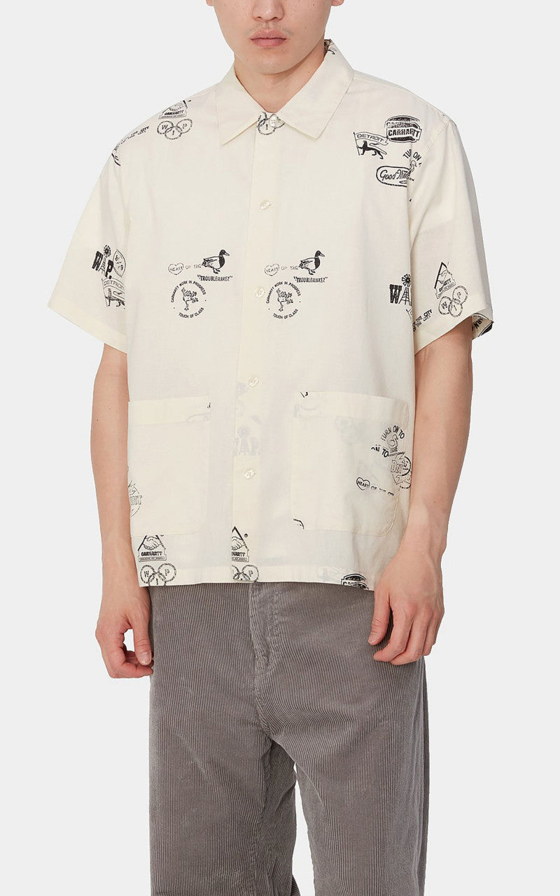 Carhartt WIP S/S Stamp Shirt Stamp Print/Wax