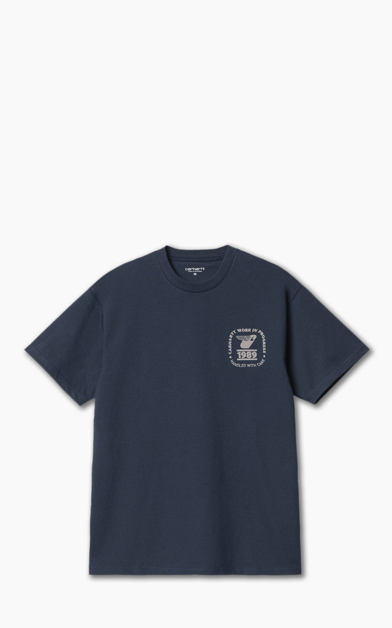 Carhartt WIP S/S Stamp State T-Shirt Blue/Grey