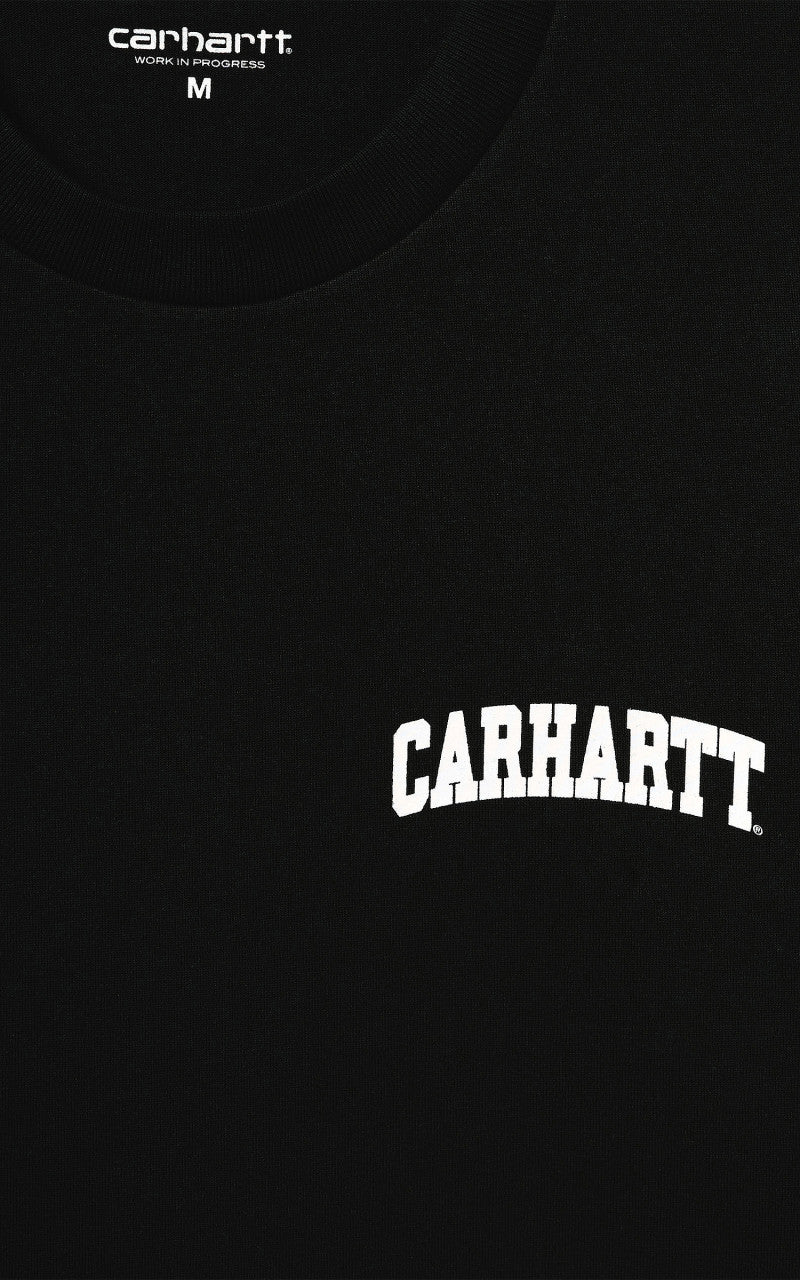 Carhartt WIP S/S University Script T-Shirt Black/White
