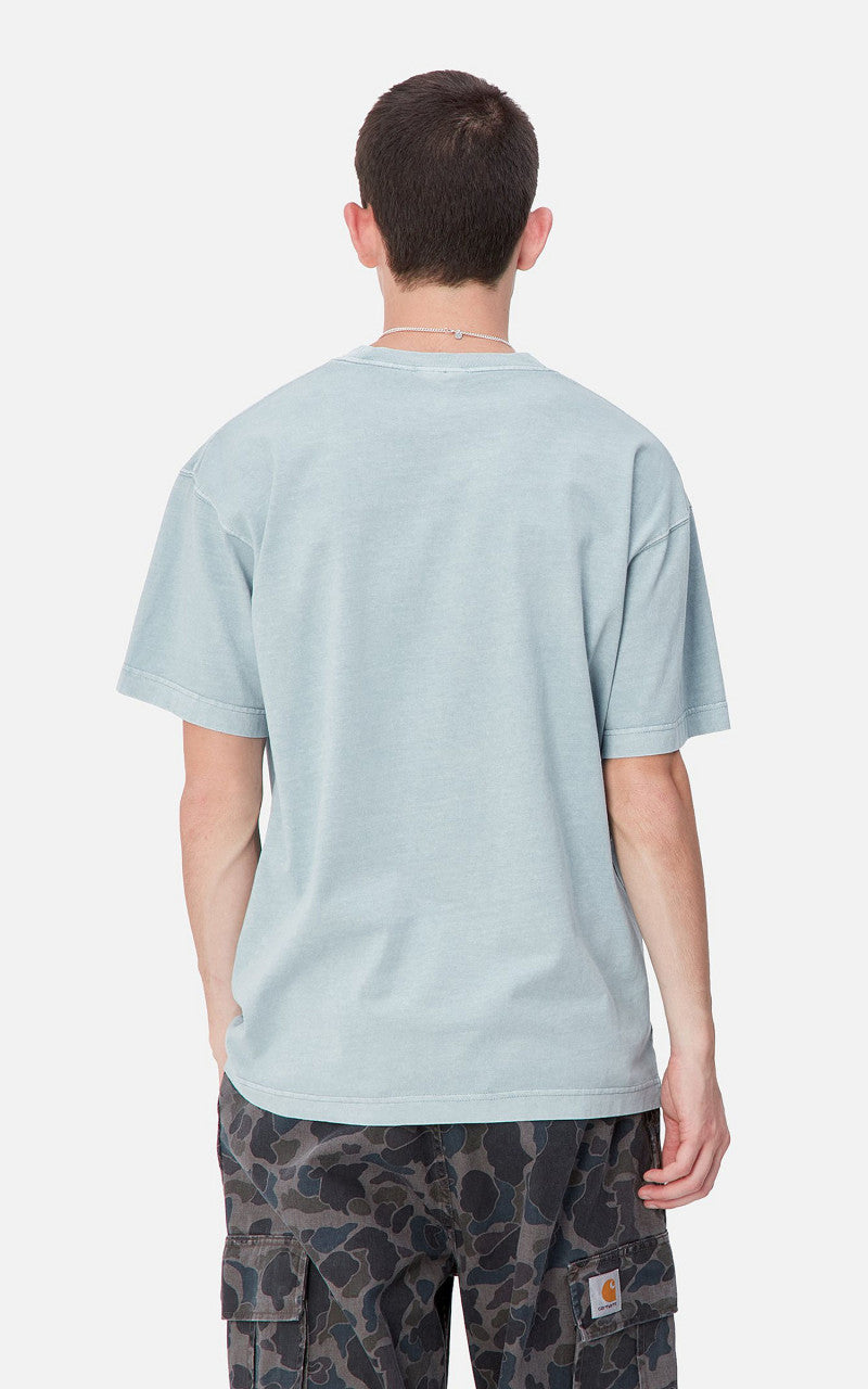 Carhartt WIP S/S Vista T-Shirt Garment Dyed Dusty Ice