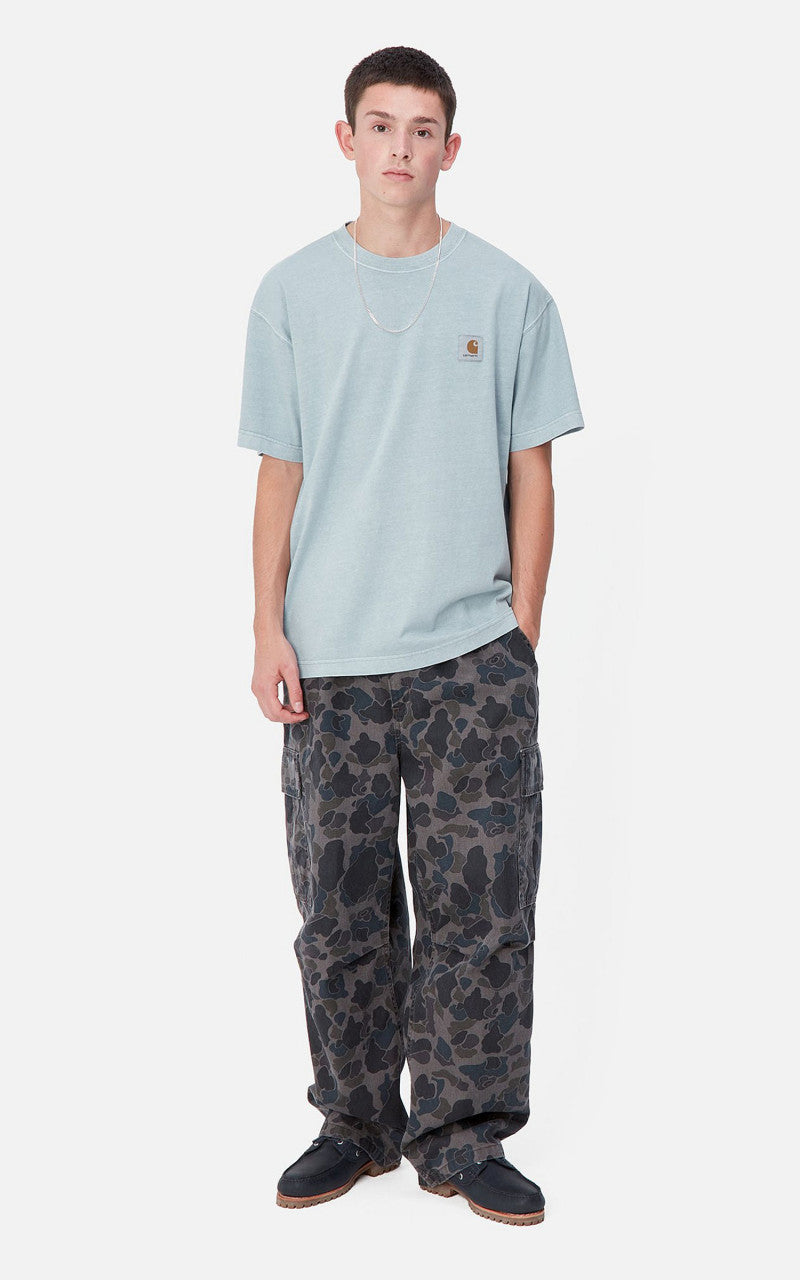 Carhartt WIP S/S Vista T-Shirt Garment Dyed Dusty Ice