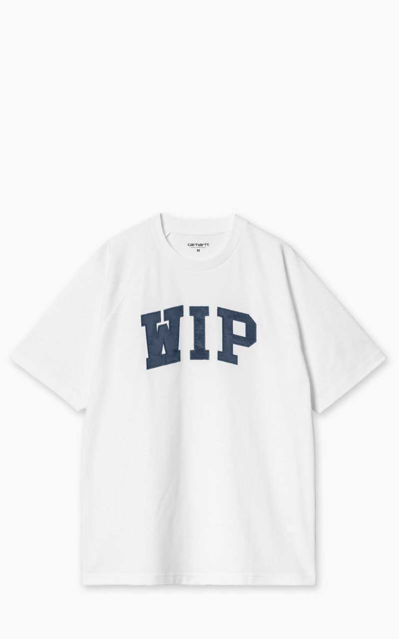 Carhartt WIP S/S WIP T-Shirt White/Dusky Blue
