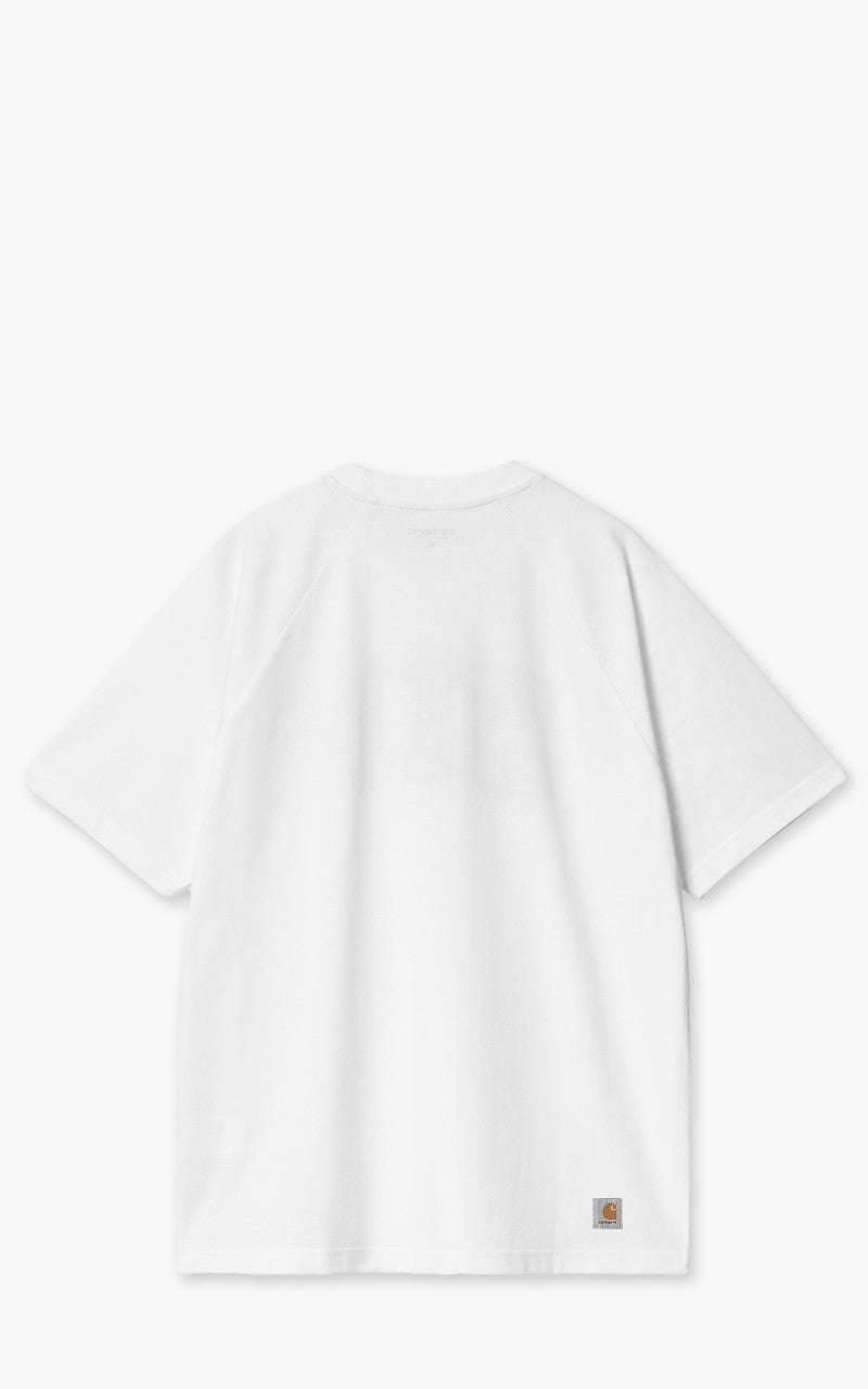 Carhartt WIP S/S WIP T-Shirt White/Dusky Blue
