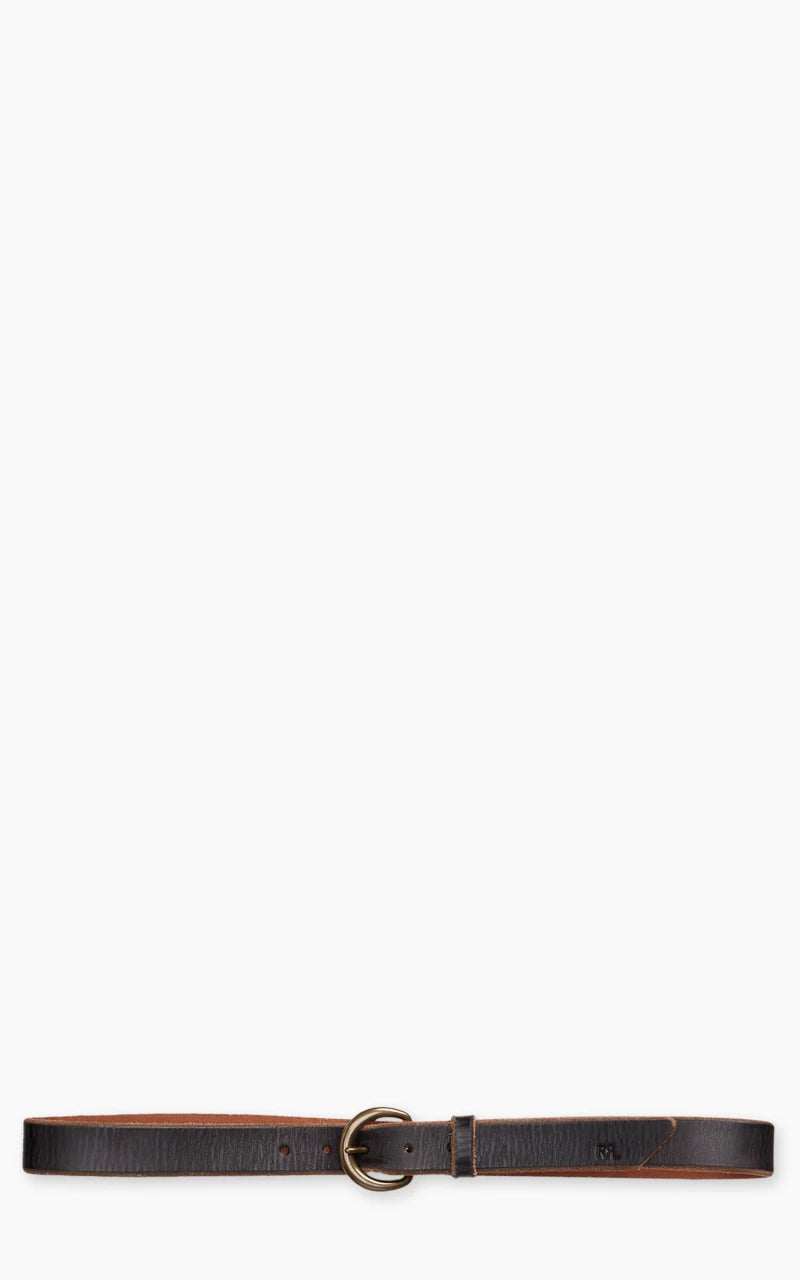 RRL Tumbled Leather Belt Brown