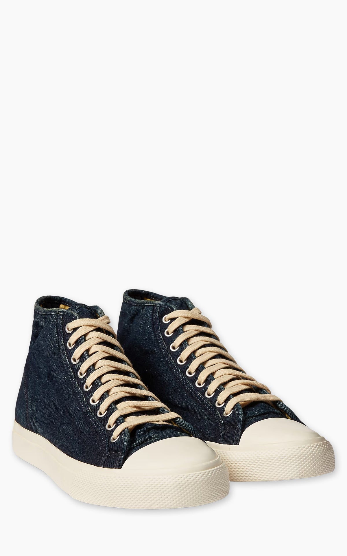 RRL Mayport Indigo Canvas Trainer Indigo